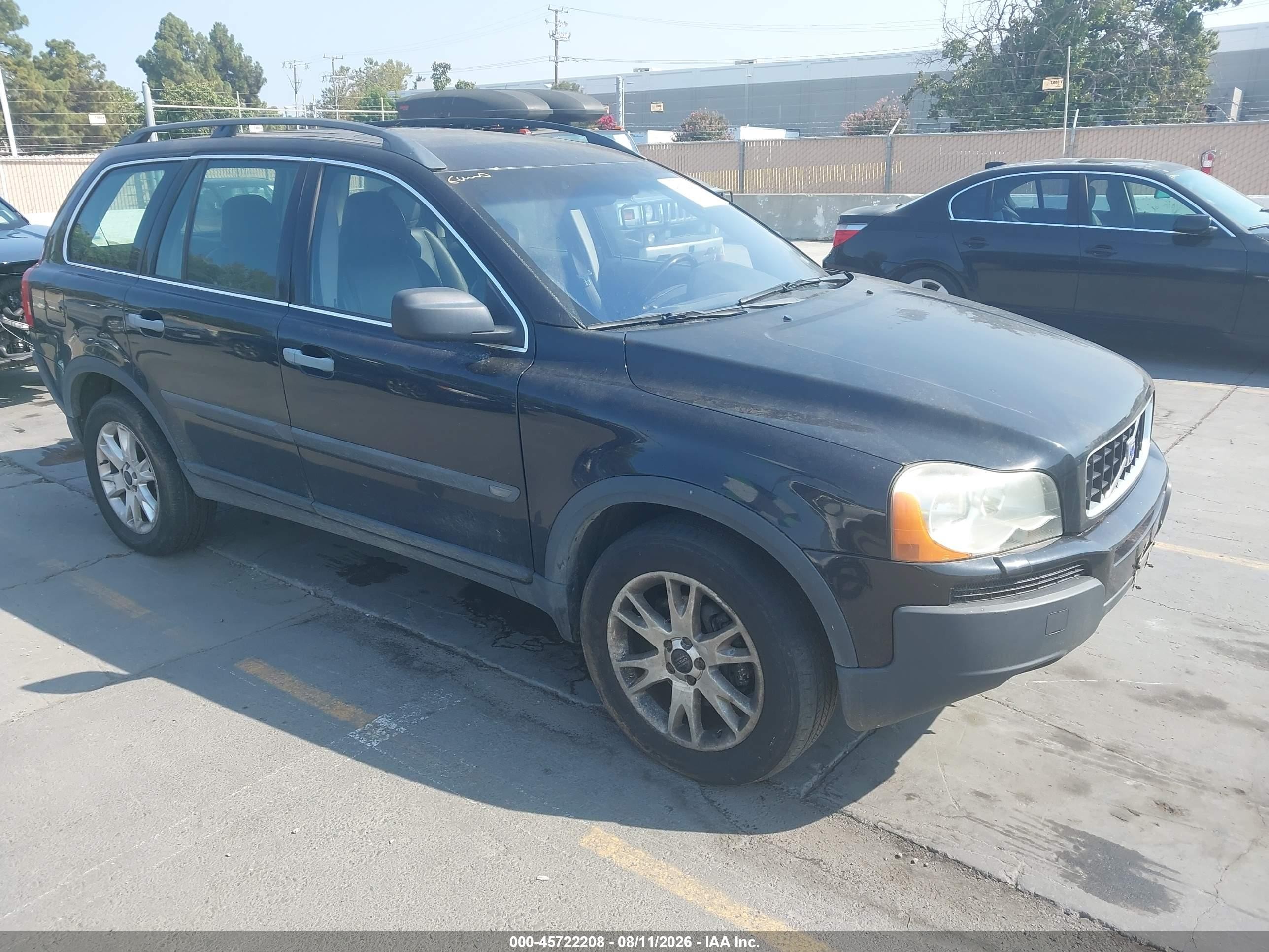 2004 Volvo Xc90 T6 Black vin: YV1CZ91H941069582