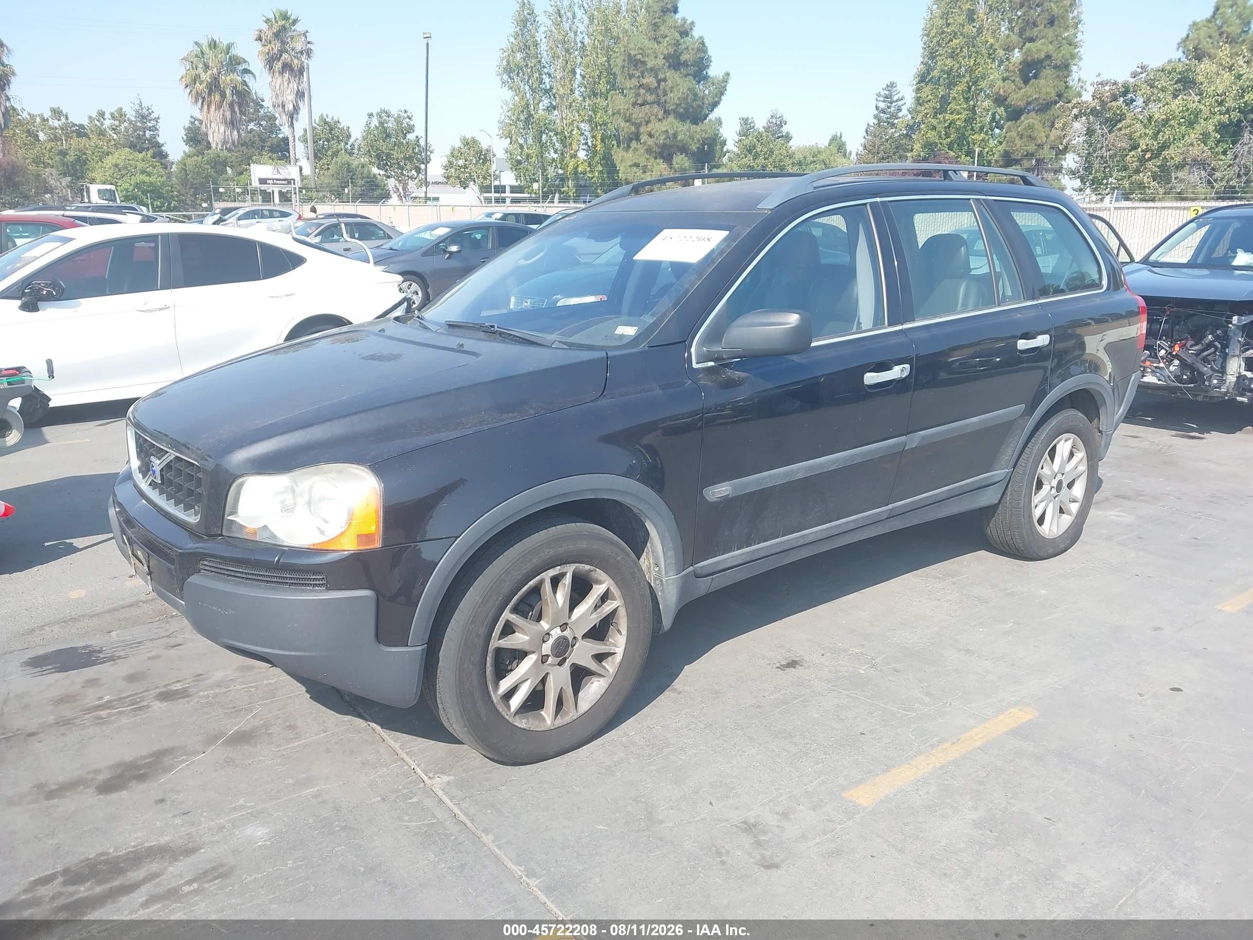 2004 Volvo Xc90 T6 Black vin: YV1CZ91H941069582