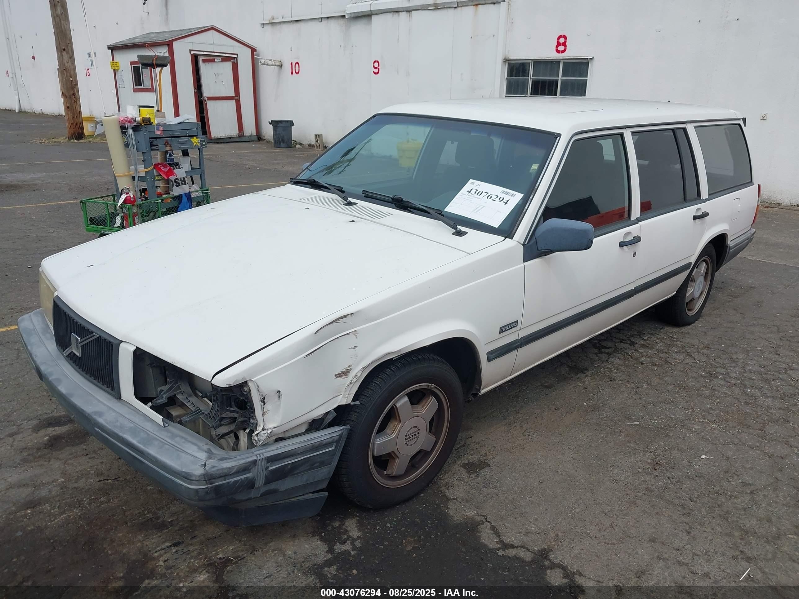 1991 Volvo 740 Se White vin: YV1FA8754M2336309