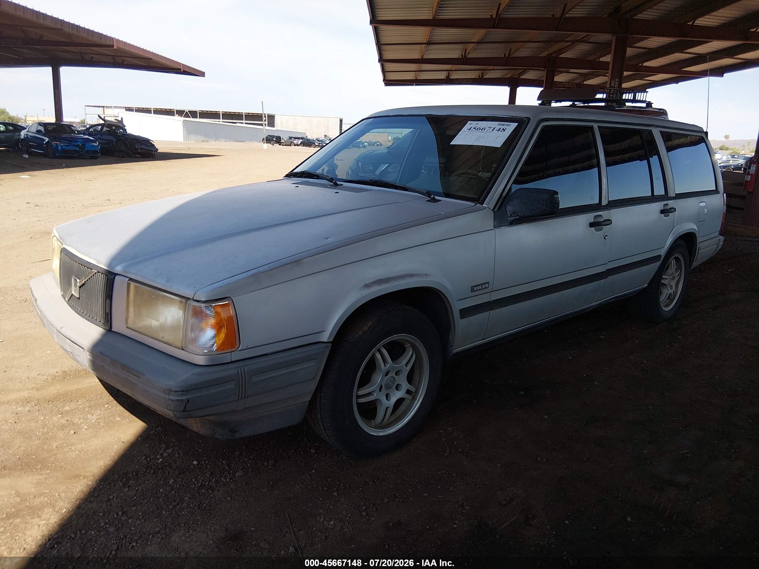 1991 Volvo 740 Se Silver vin: YV1FA8756M2327434