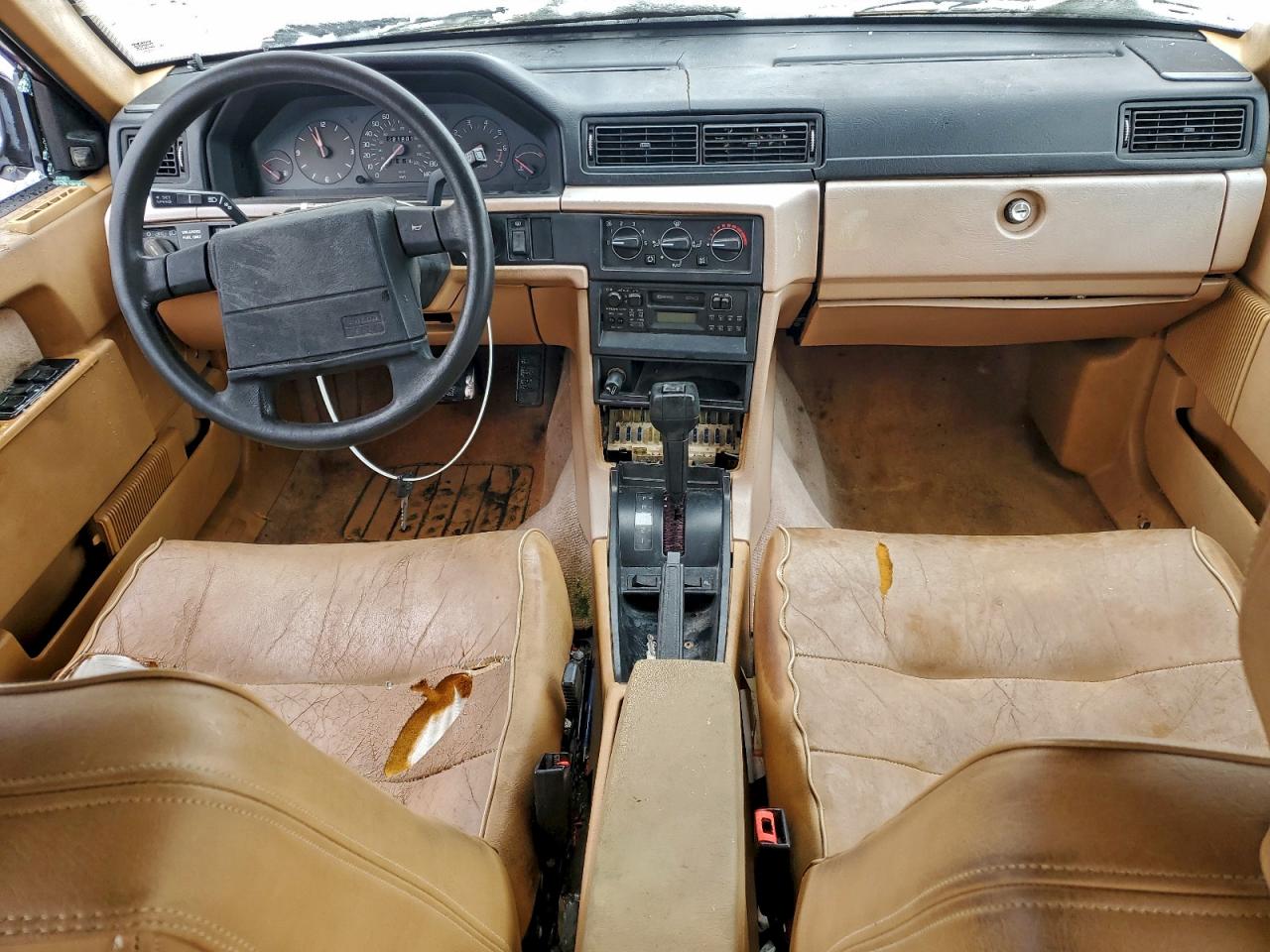 1991 Volvo 740 Brown vin: YV1FA8844M2515181