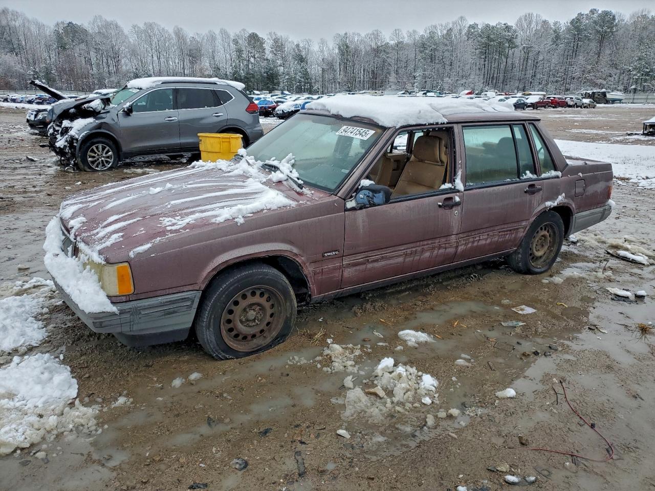 1991 Volvo 740 Brown vin: YV1FA8844M2515181