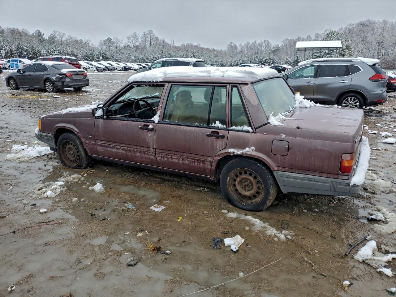 1991 Volvo 740 Brown vin: YV1FA8844M2515181
