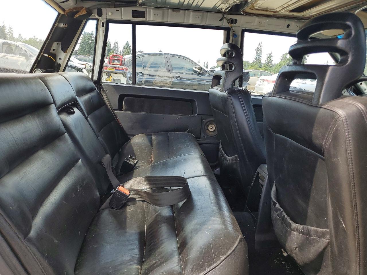 1991 Volvo 740 White vin: YV1FA8846M2510323
