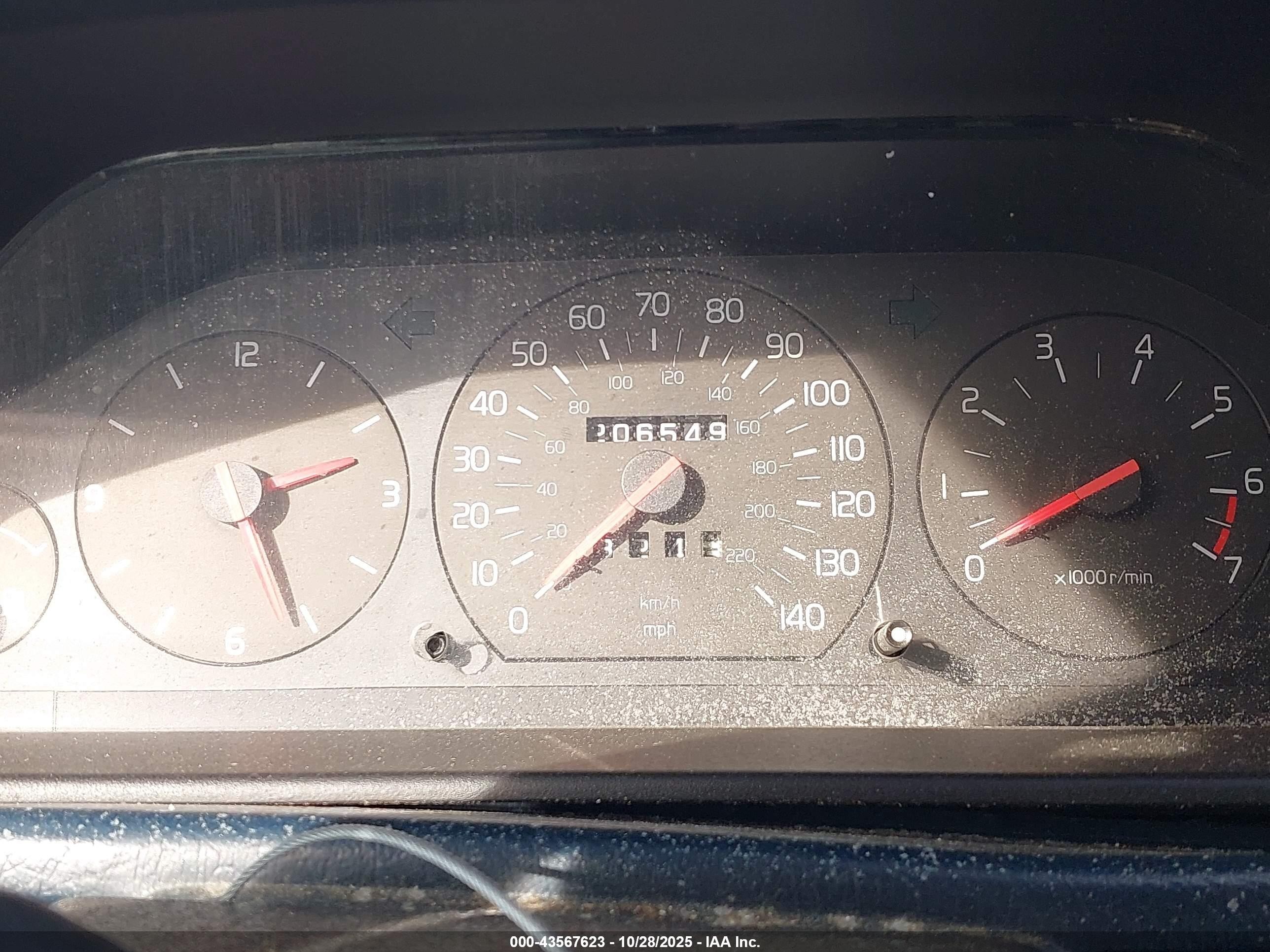 1991 Volvo 740   Синий vin: YV1FA8856M1327955