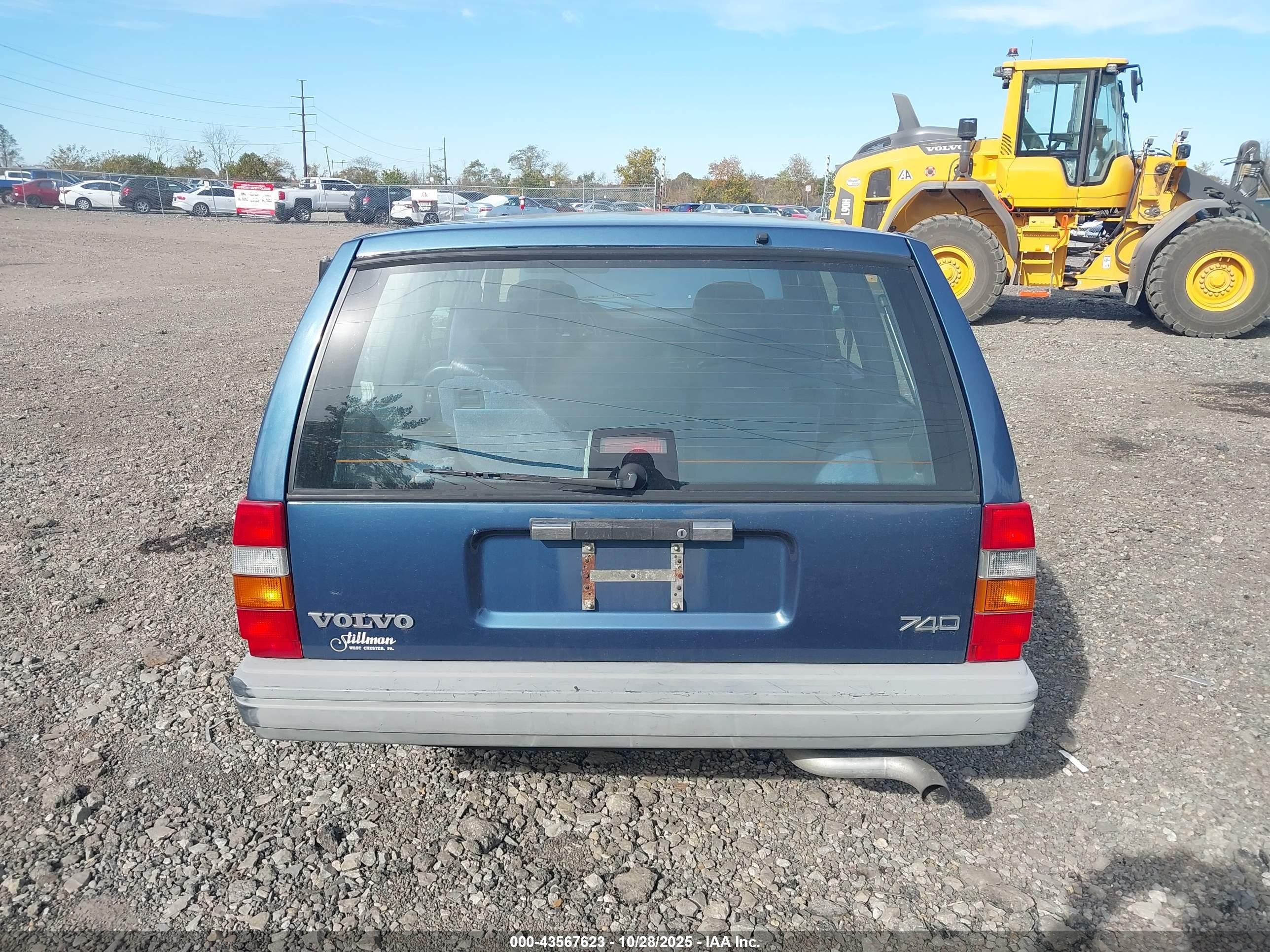 1991 Volvo 740   Синий vin: YV1FA8856M1327955