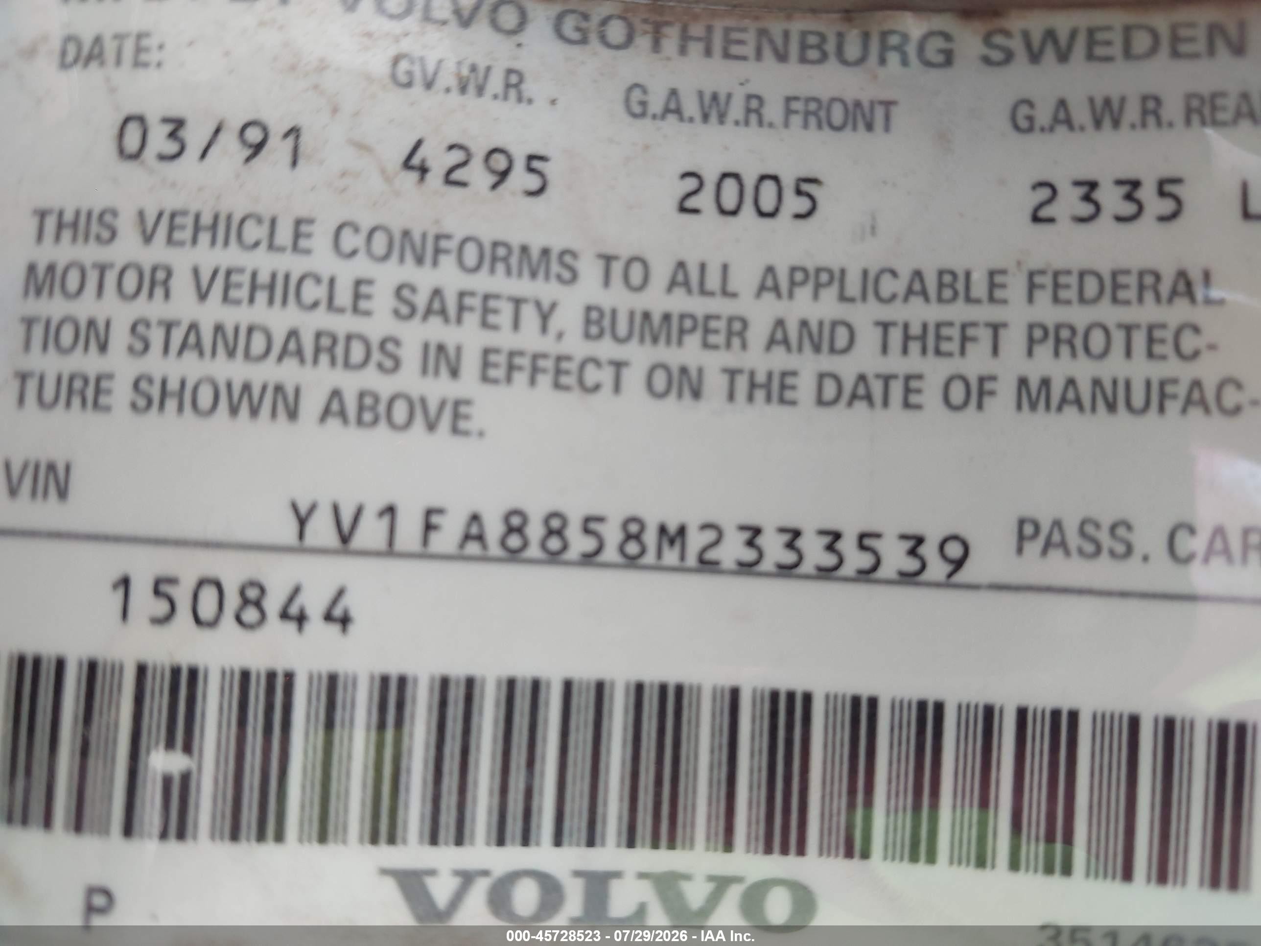 1991 Volvo 740   Gold vin: YV1FA8858M2333539