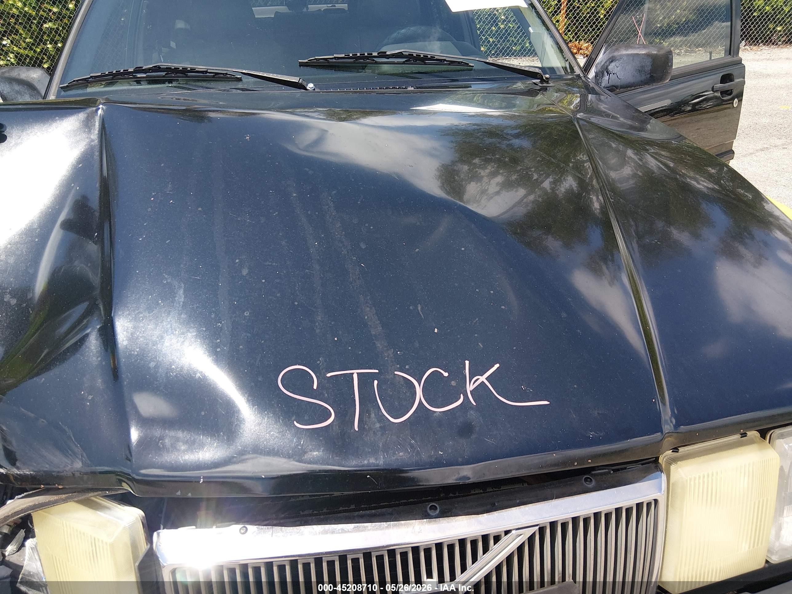 1992 Volvo 940 Gle Black vin: YV1JS8704N1101976