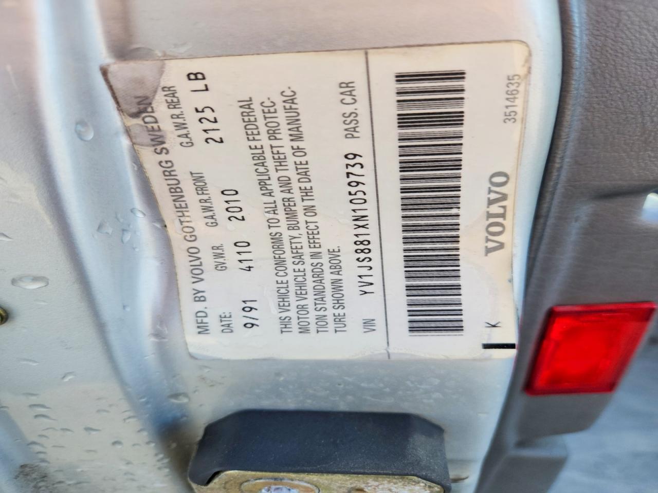 1992 Volvo 940 Base Silver vin: YV1JS881XN1059739