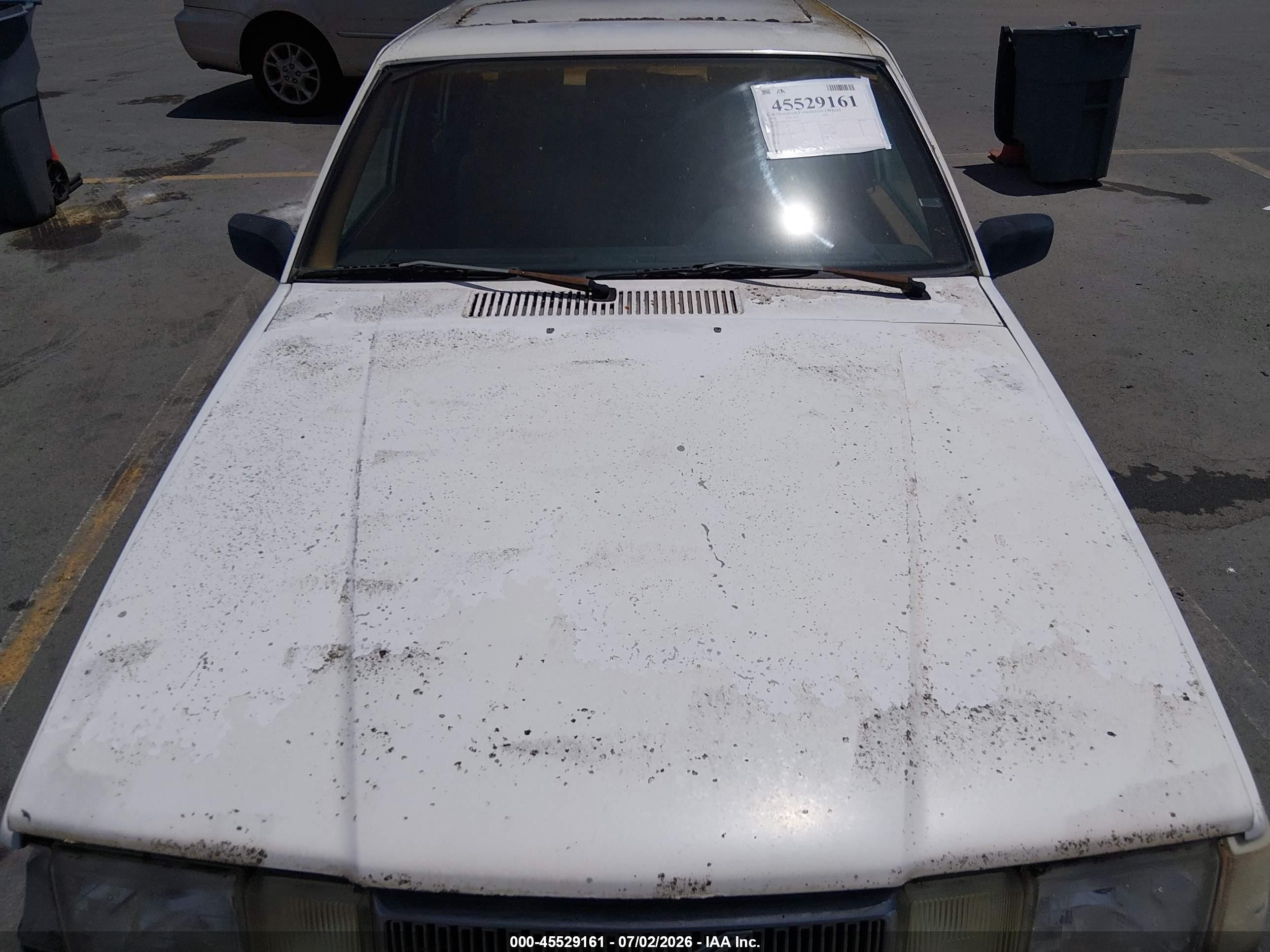 1992 Volvo 940 Gl White vin: YV1JS881XNA088657