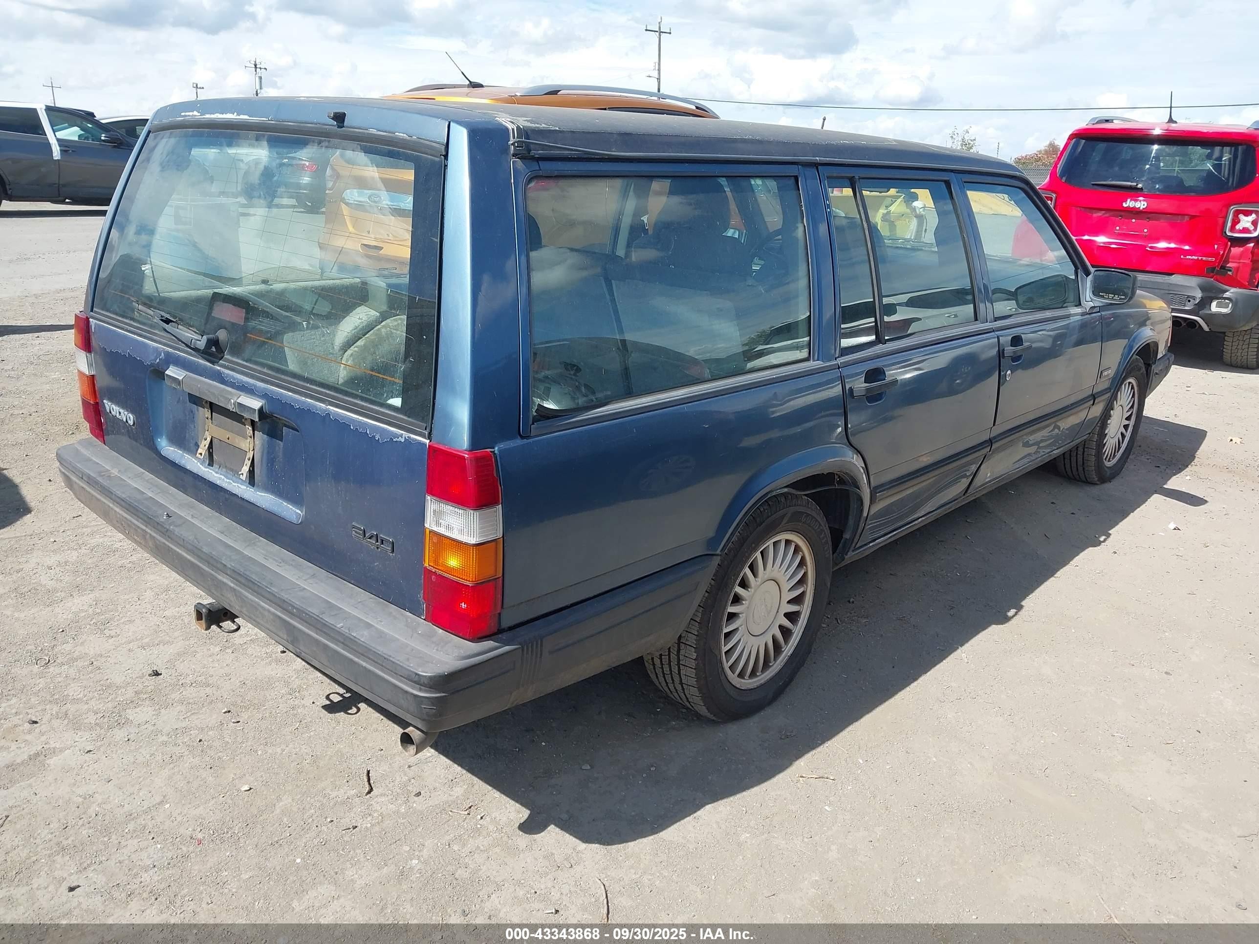 1993 Volvo 940   Blue vin: YV1JW8318P1076988