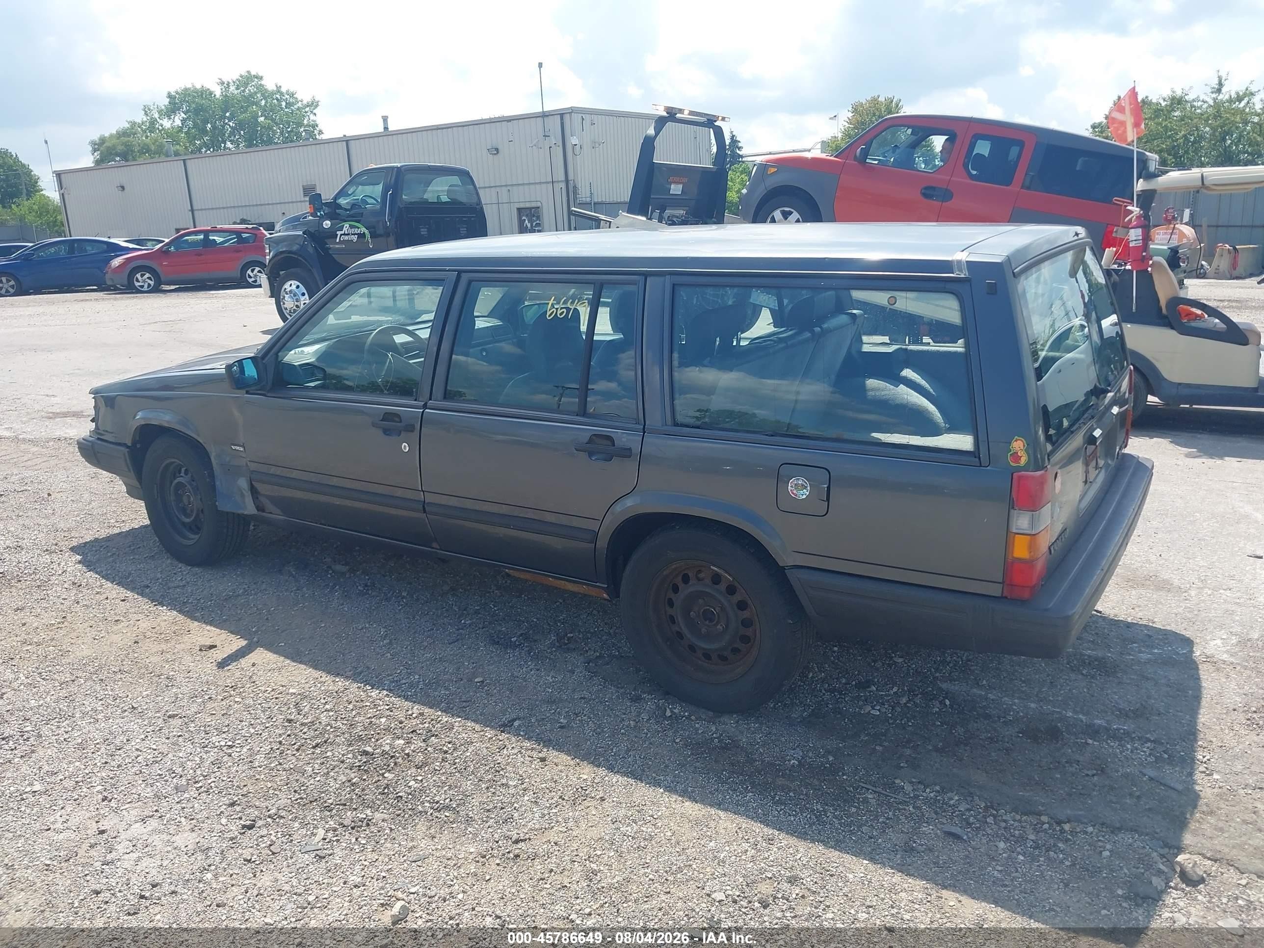 1993 Volvo 940   Gray vin: YV1JW8707P0080540