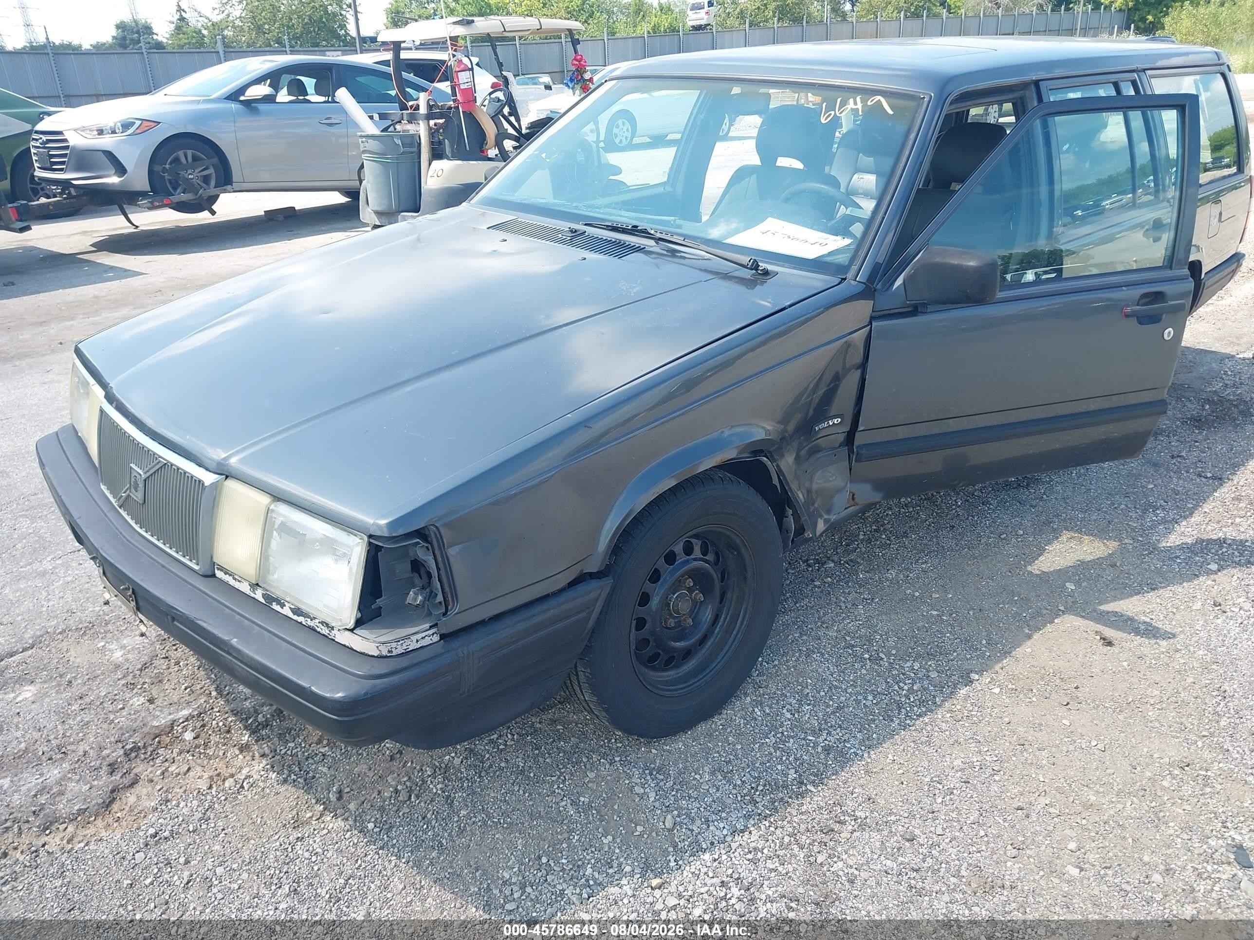1993 Volvo 940   Gray vin: YV1JW8707P0080540
