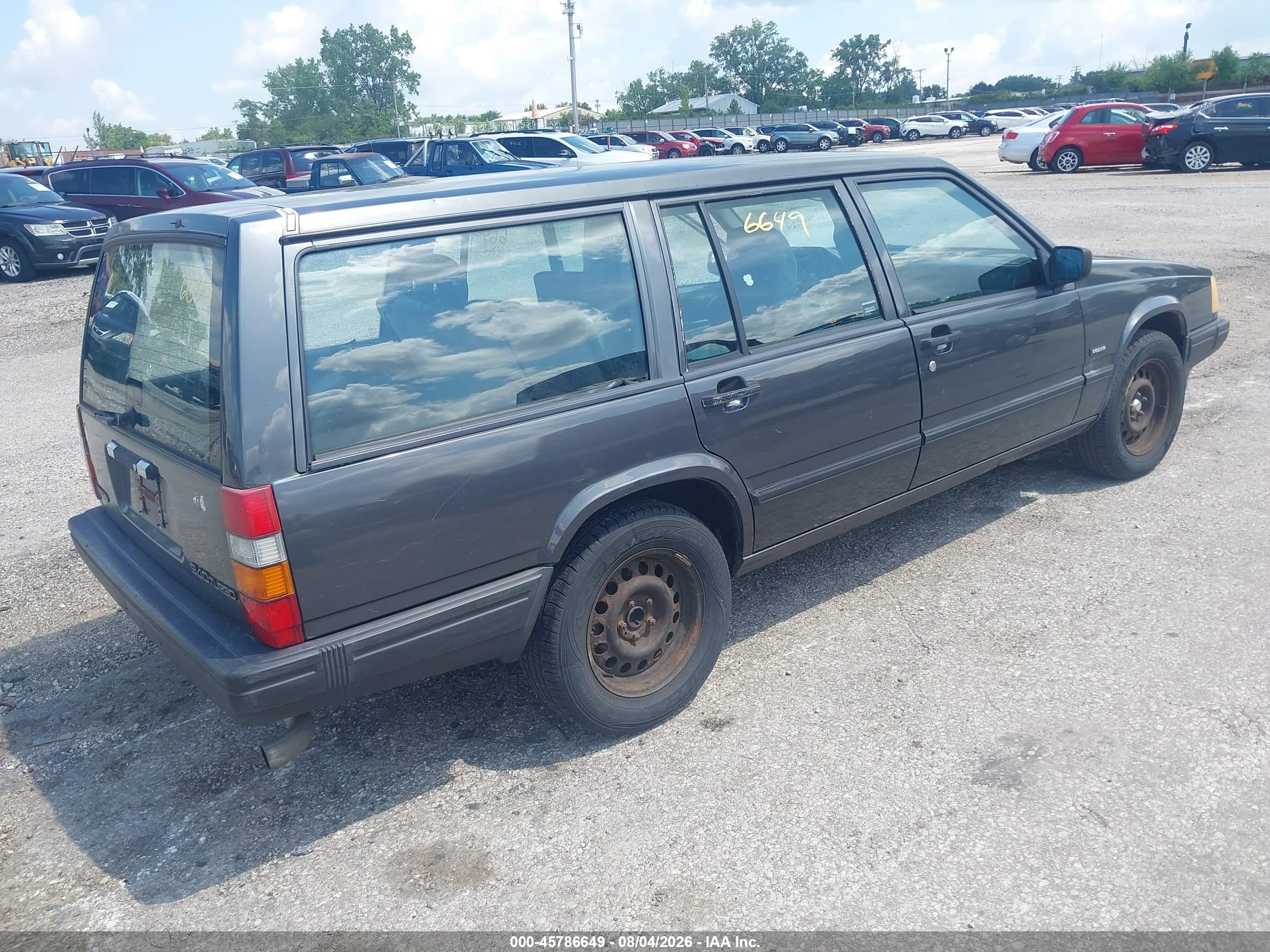 1993 Volvo 940   Gray vin: YV1JW8707P0080540