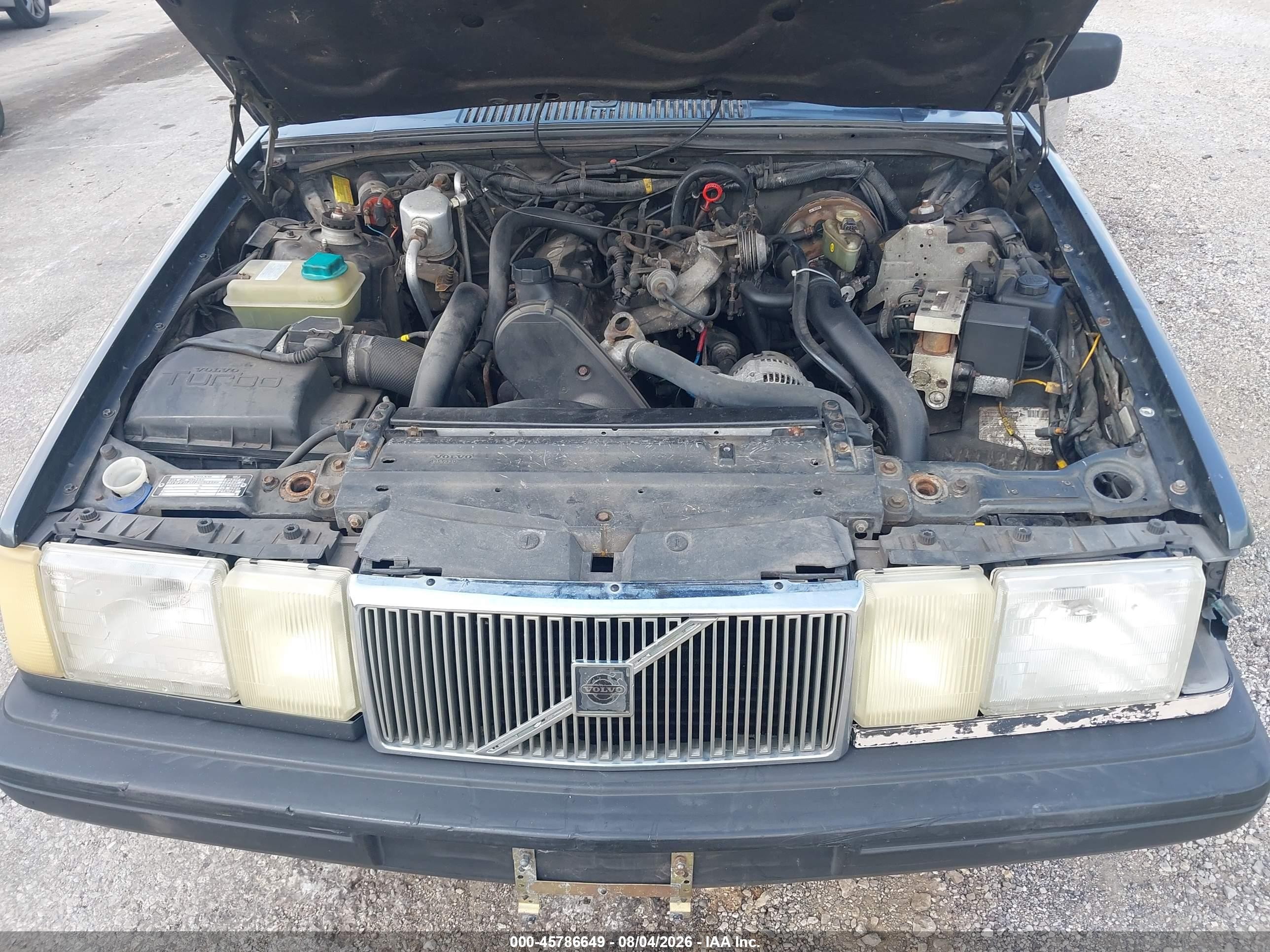 1993 Volvo 940   Gray vin: YV1JW8707P0080540