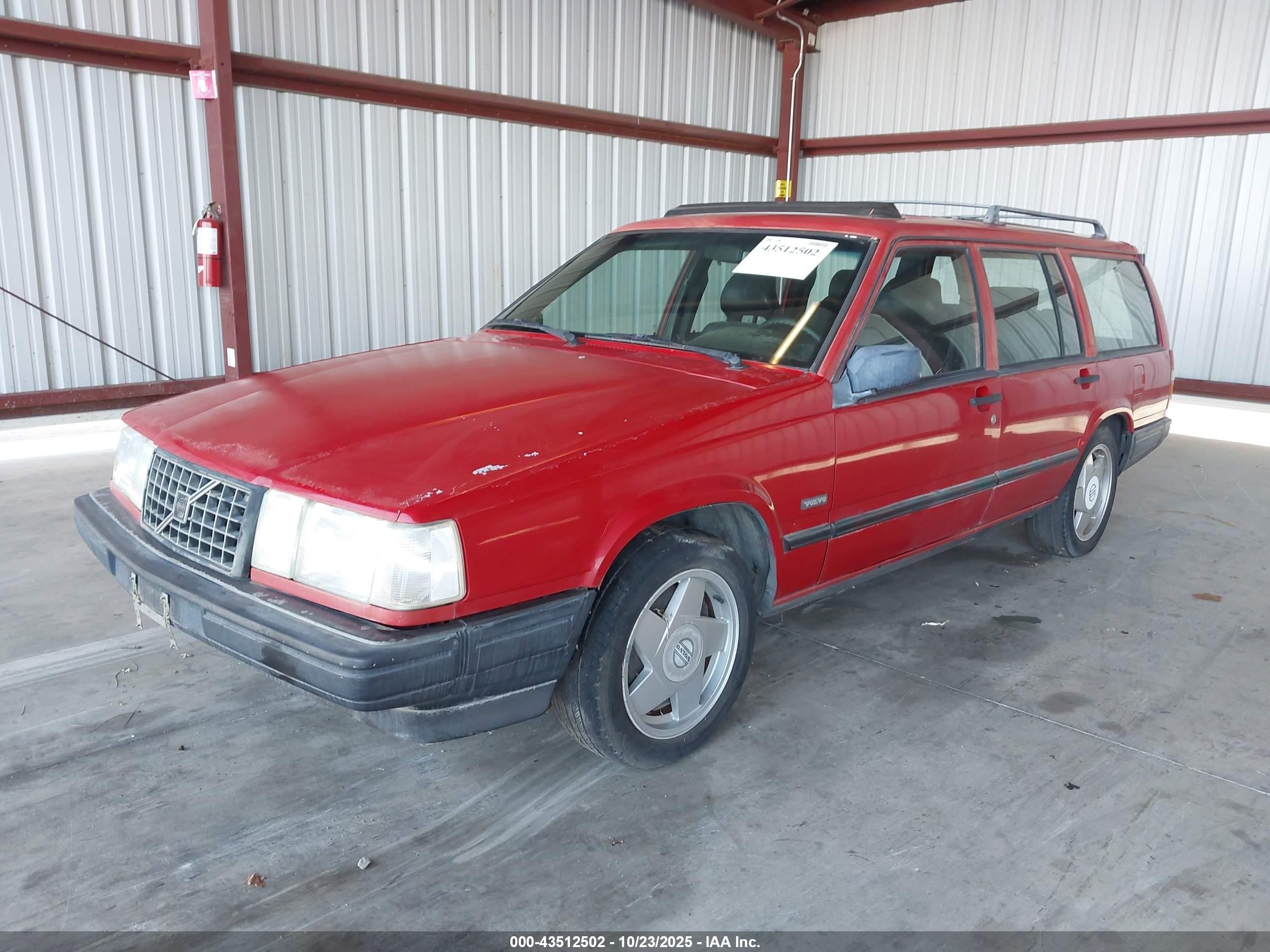 1993 Volvo 940   Red vin: YV1JW8713P1064080