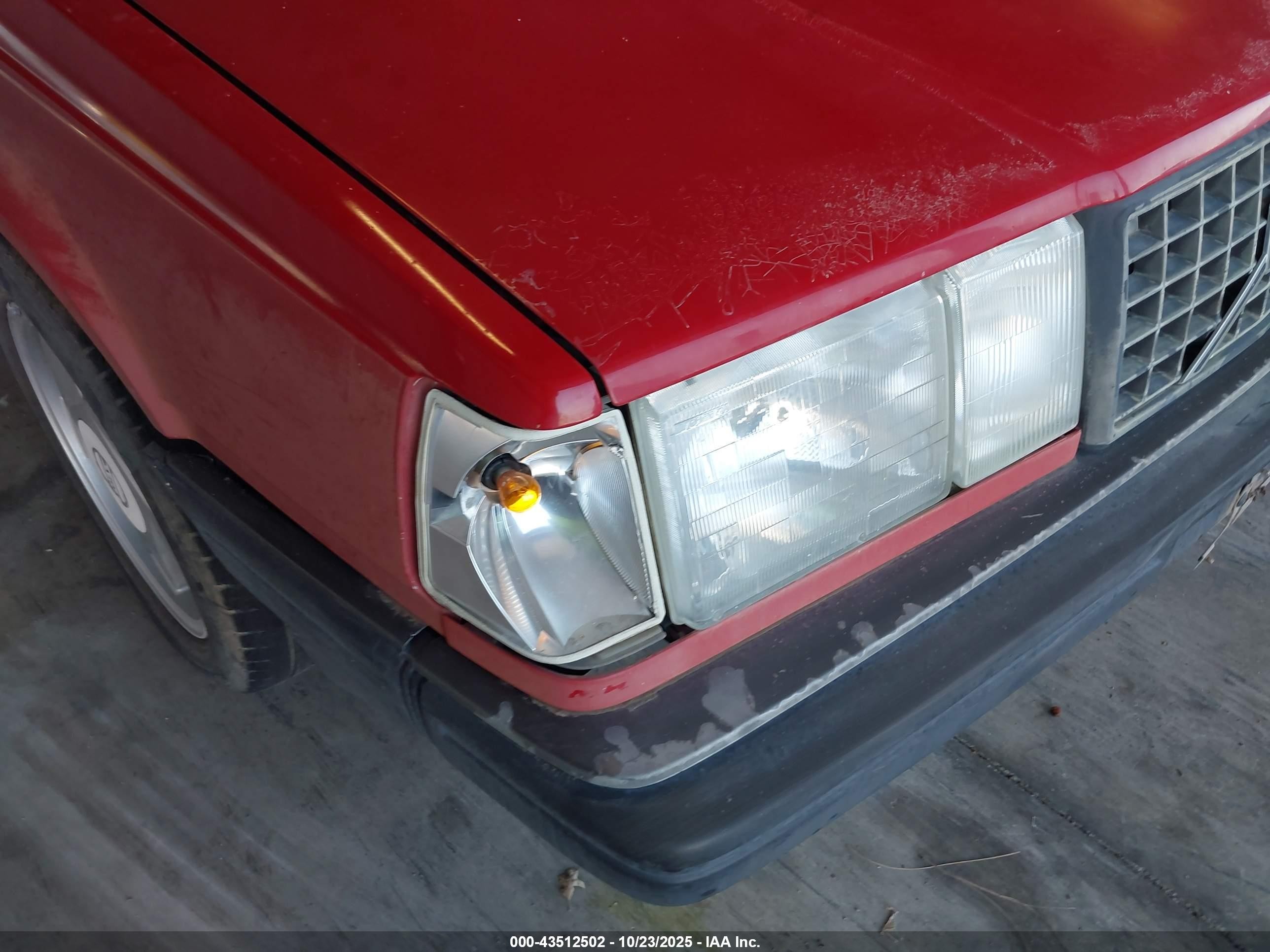 1993 Volvo 940   Red vin: YV1JW8713P1064080