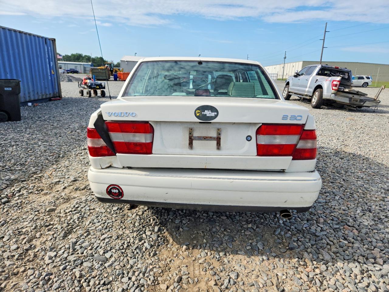 1998 Volvo S90 White vin: YV1KS9600W1138181