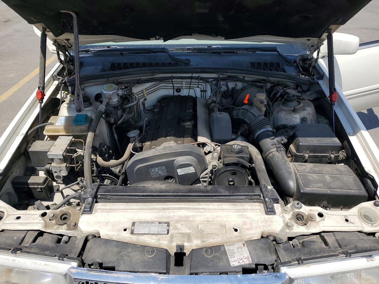 1998 Volvo S90 White vin: YV1KS9601W1139193