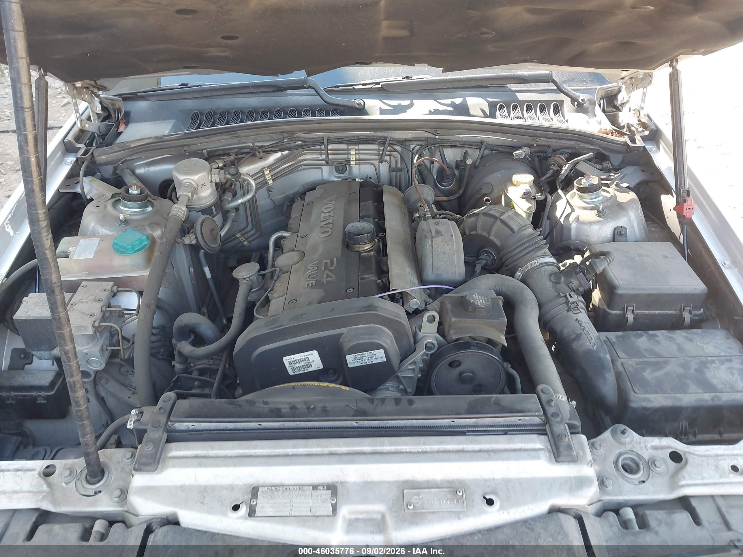 1998 Volvo S90   Silver vin: YV1KS9604W1136787