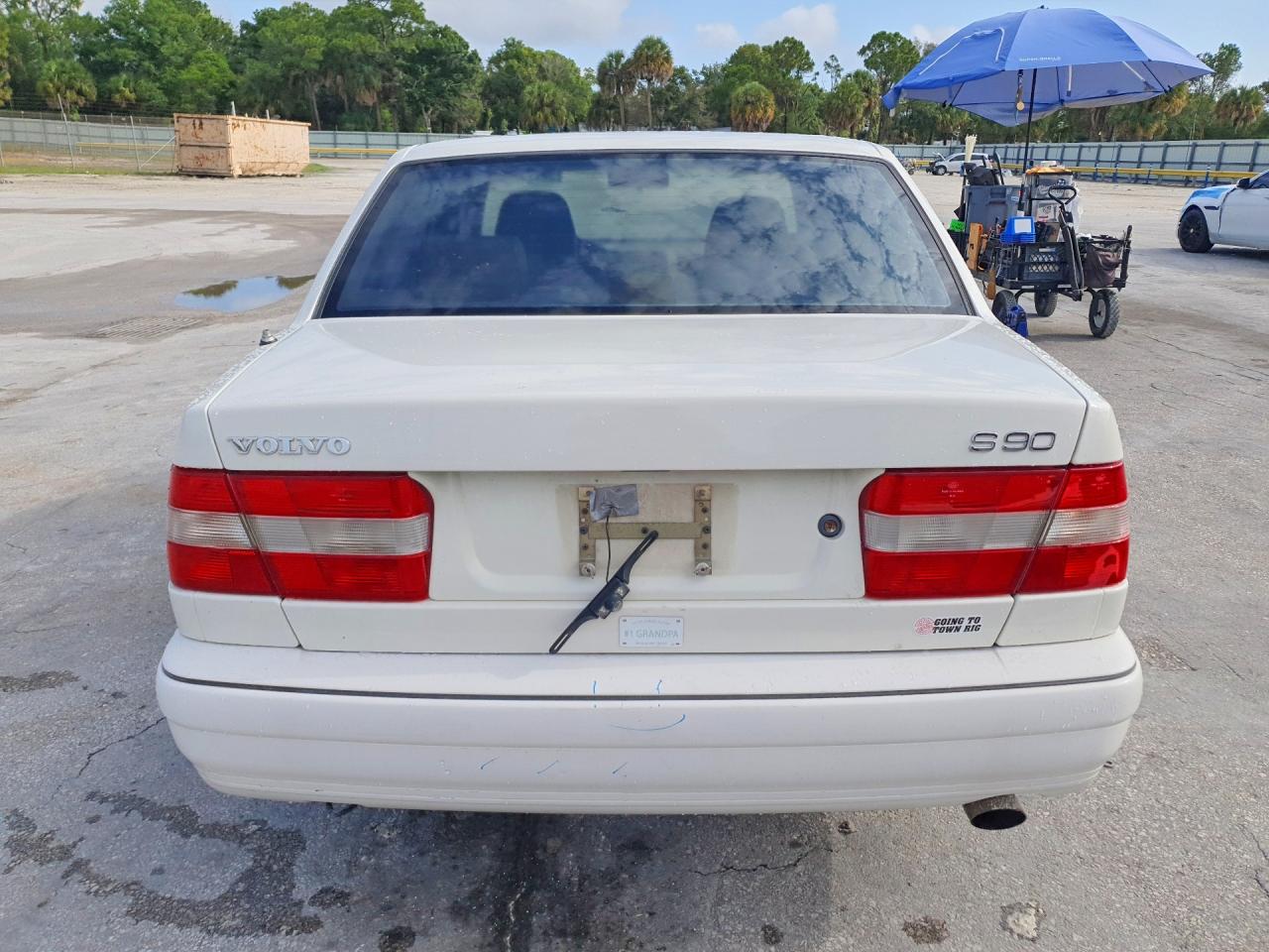 1998 Volv S90 White vin: YV1KS9605W1133266