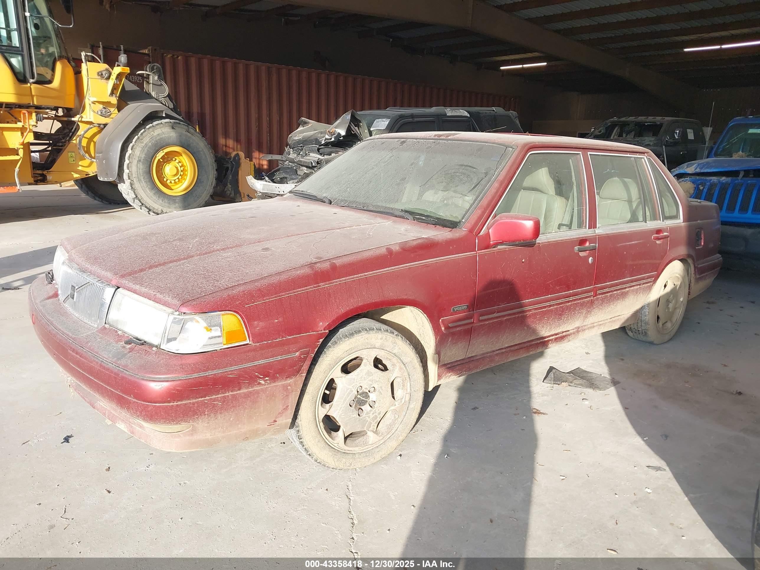 1998 Volvo S90   Maroon vin: YV1KS9607W1131616
