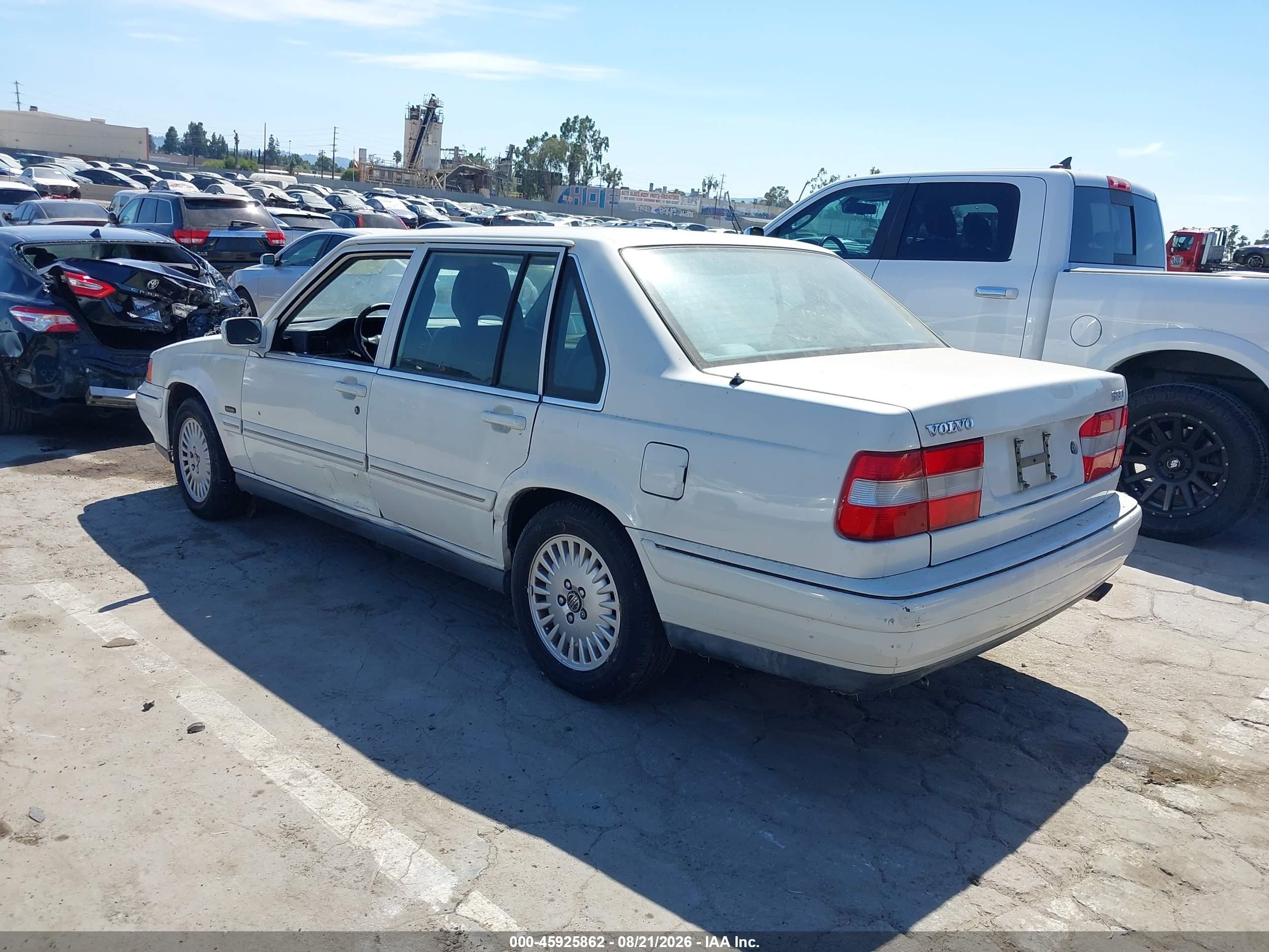 1998 Volvo S90   White vin: YV1KS9609W1130290