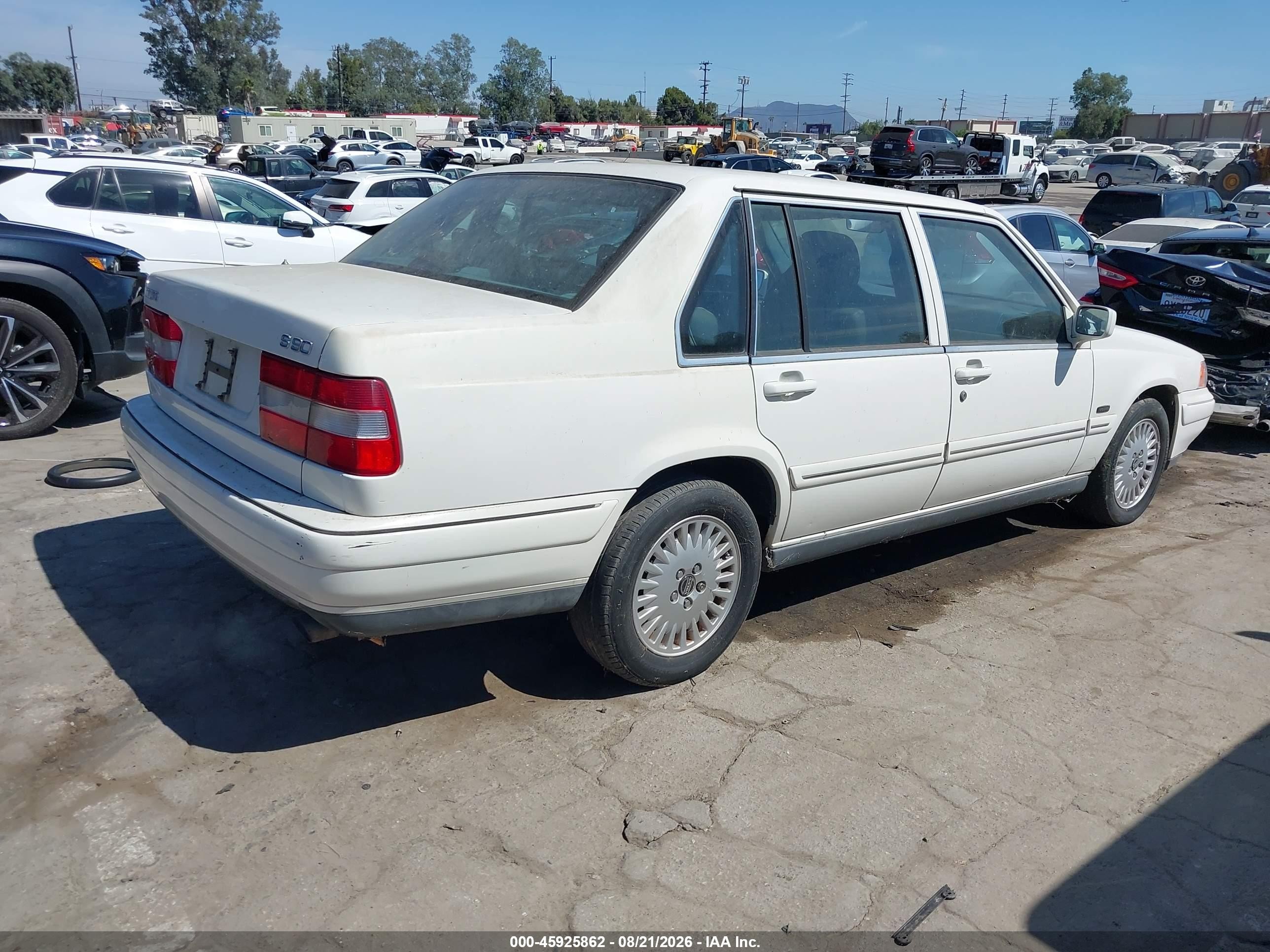 1998 Volvo S90   White vin: YV1KS9609W1130290