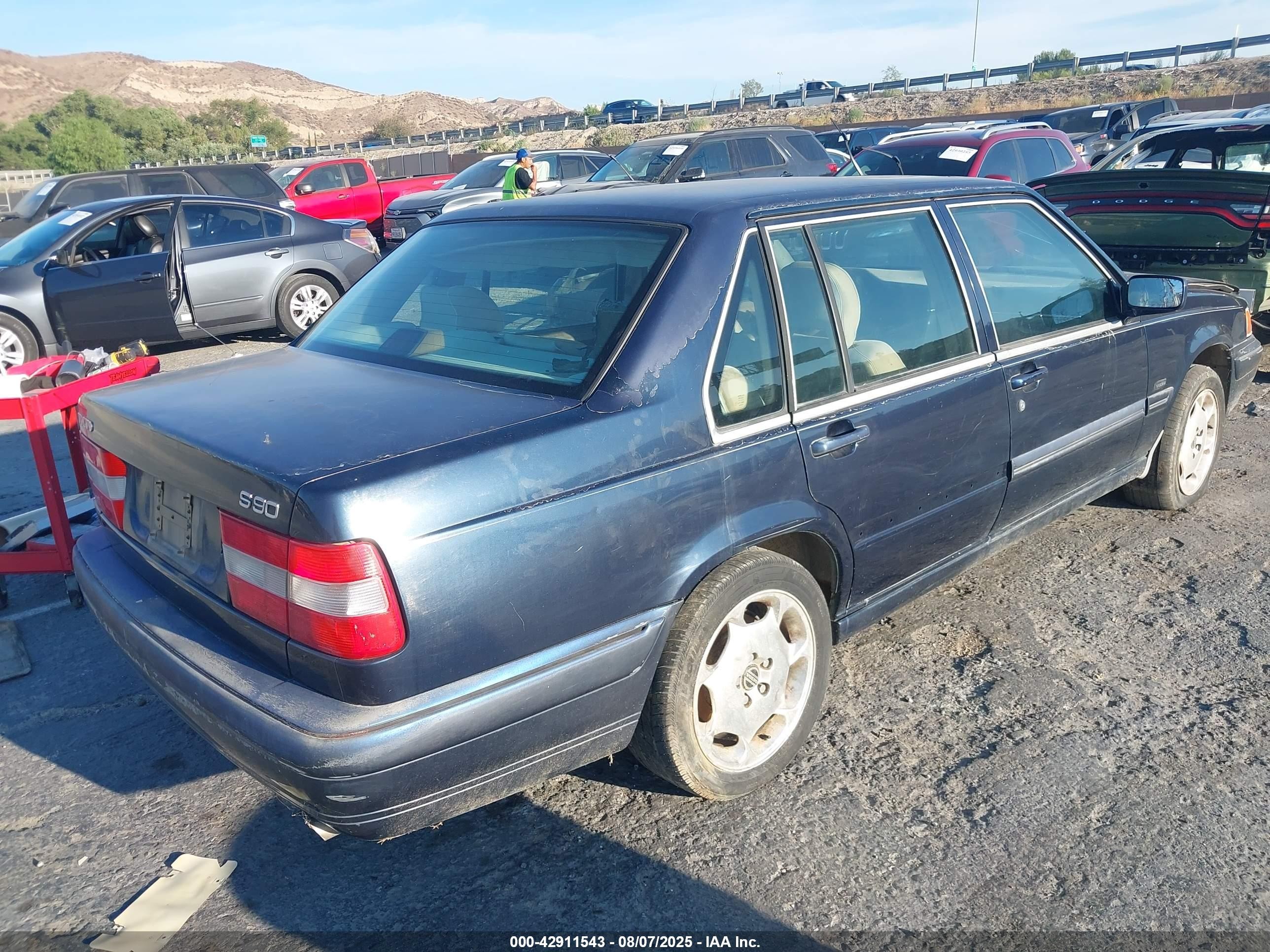 1998 Volvo S90   Blue vin: YV1KS960XW1140598