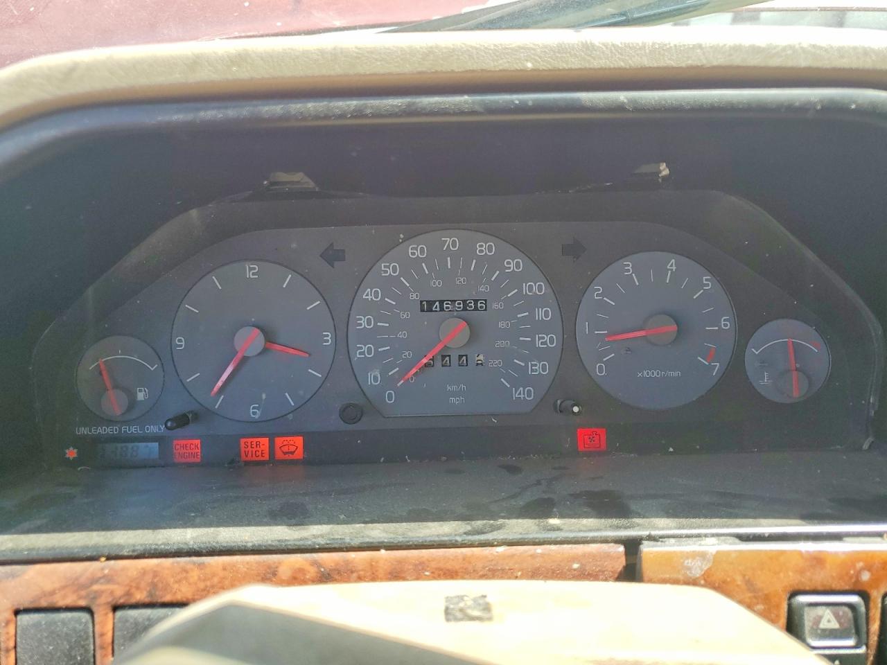 1997 Volvo 960 Red vin: YV1KW9609V1044609