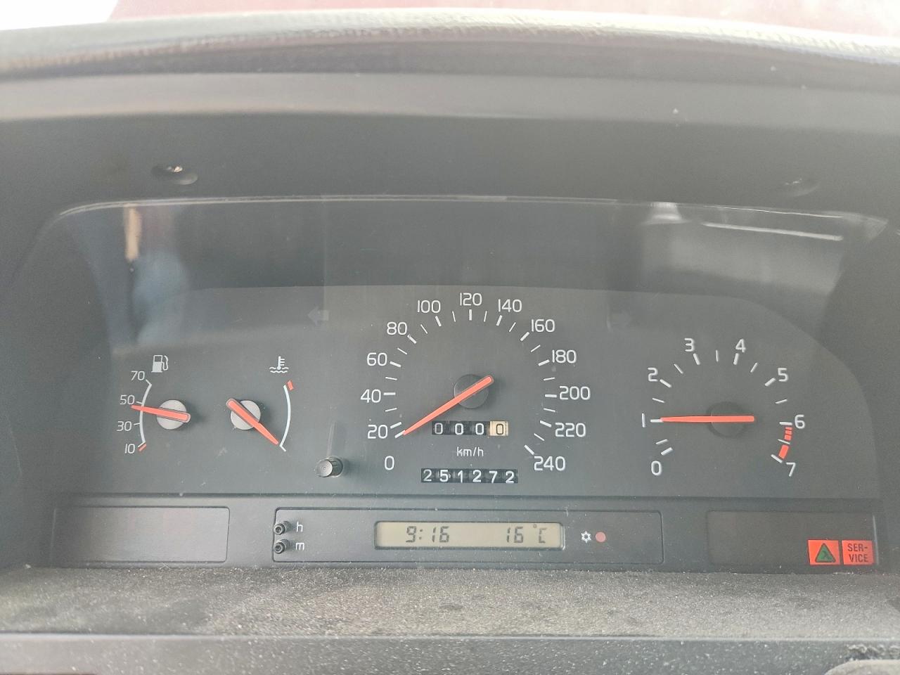 1996 Volvo 850 Maroon vin: YV1LS5107T3338477