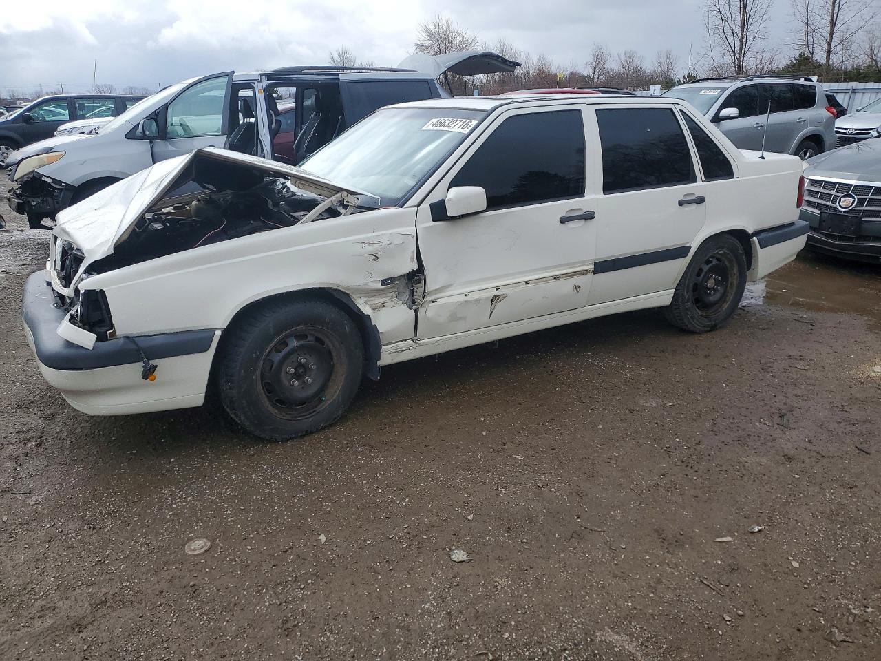 1995 Volvo 850 White vin: YV1LS5109S1258625