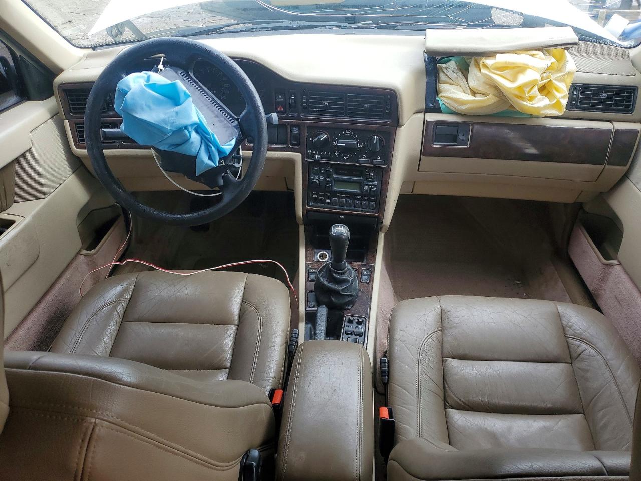 1995 Volvo 850 White vin: YV1LS5109S1258625