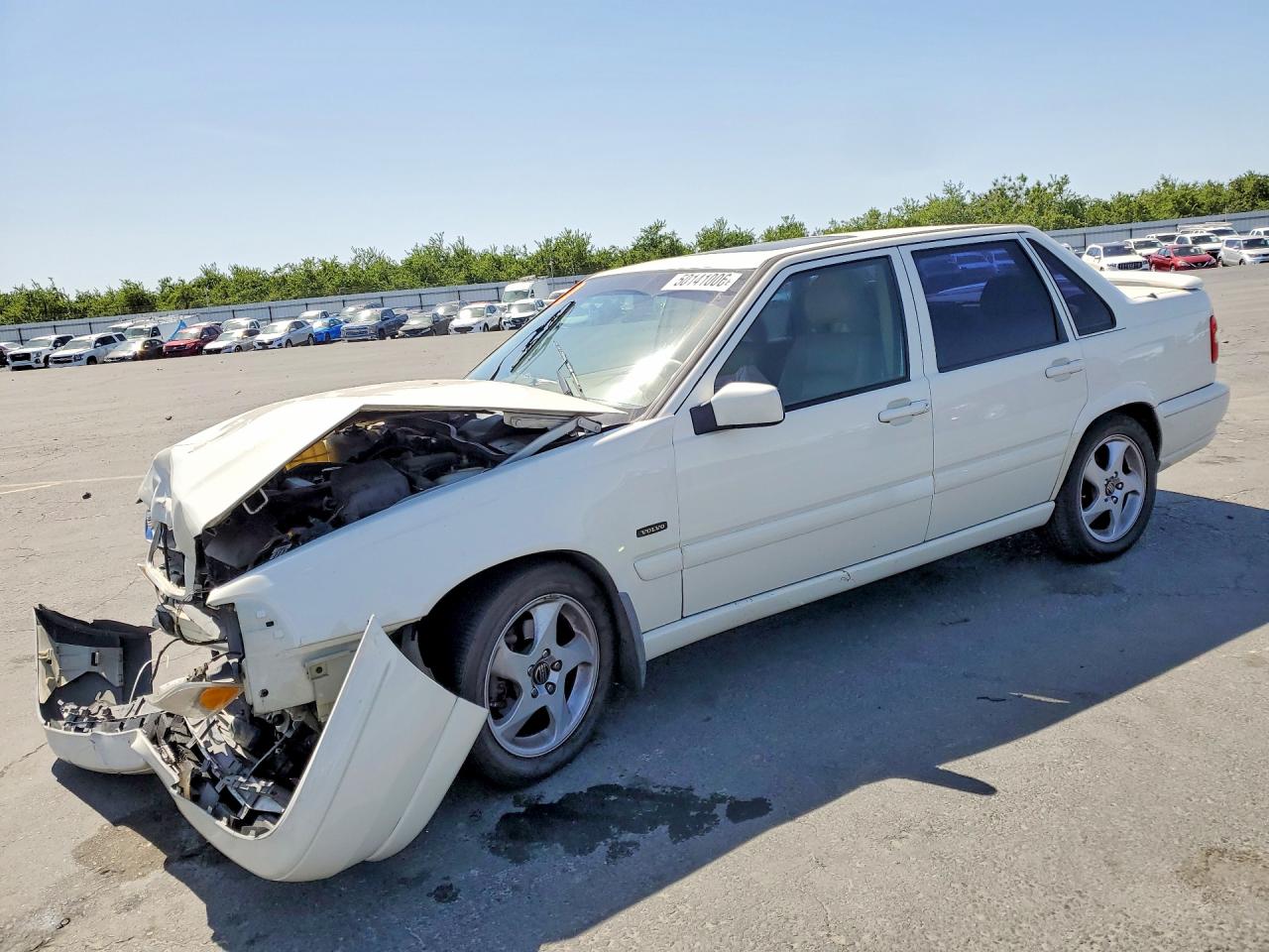 1998 Volvo S70 T5 Turbo White vin: YV1LS5379W1481053