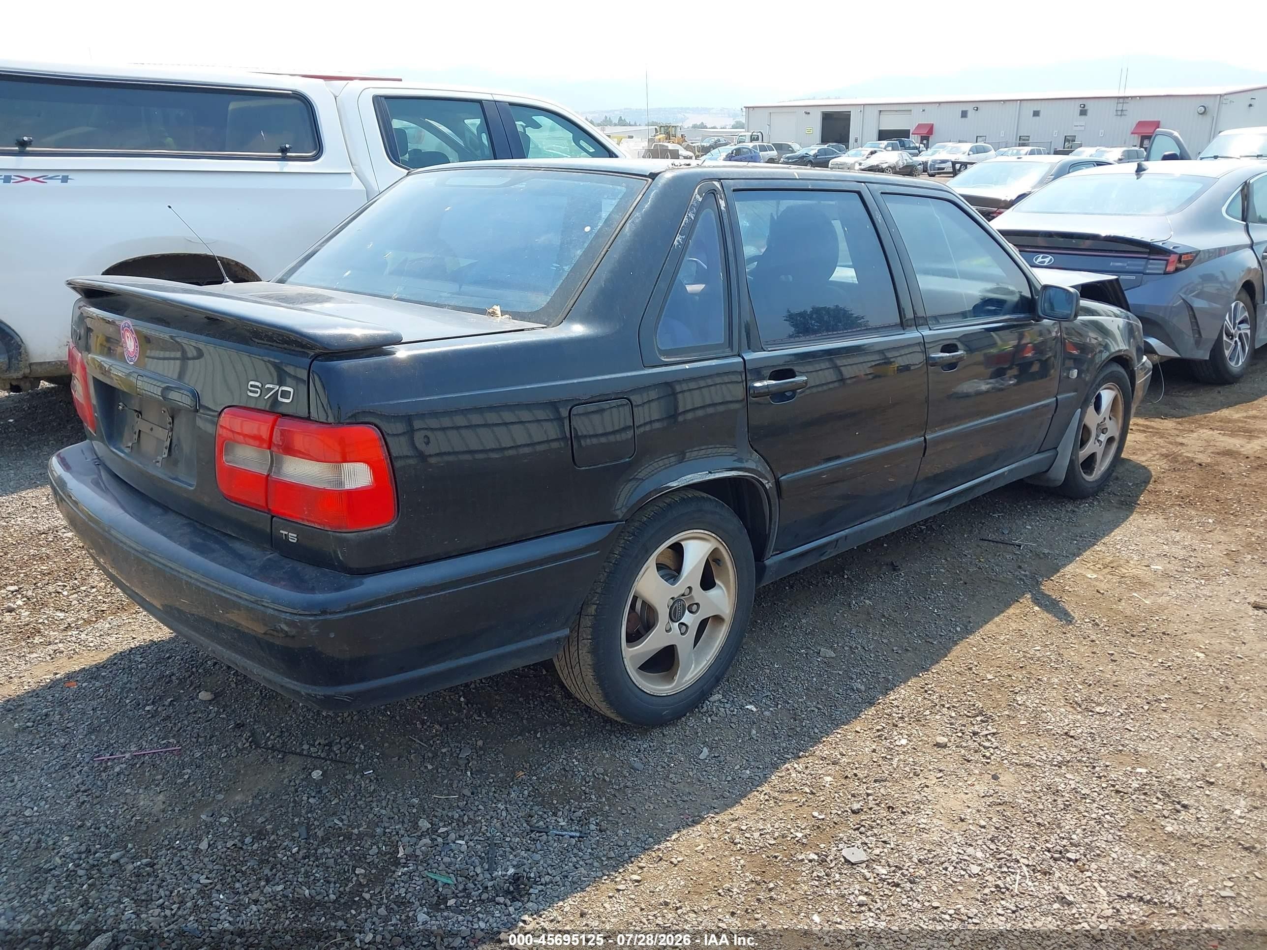 1999 Volvo S70 T5 Black vin: YV1LS53DXX2568039