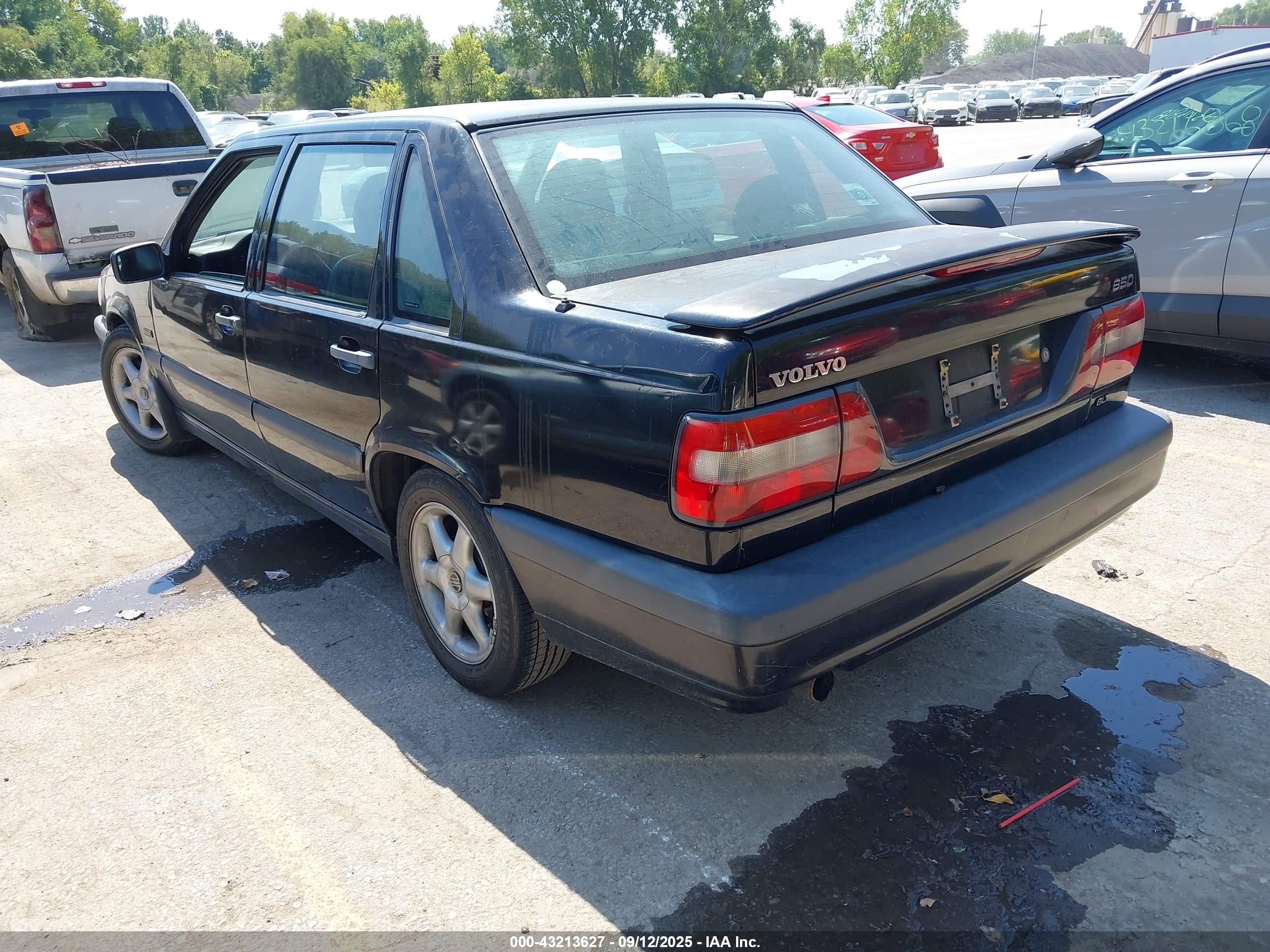 1995 Volvo 850 Glt Black vin: YV1LS5513S1210475