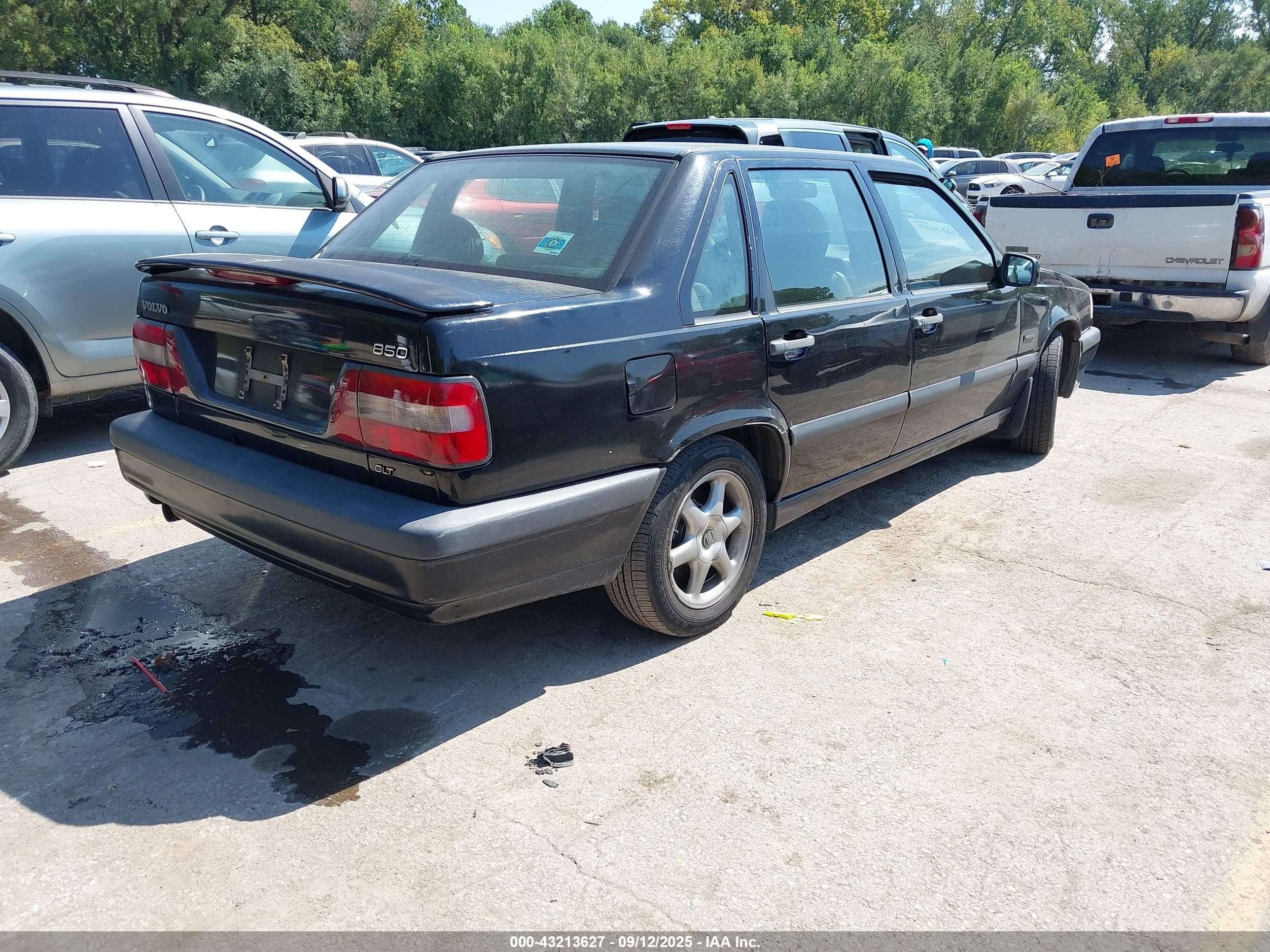 1995 Volvo 850 Glt Black vin: YV1LS5513S1210475