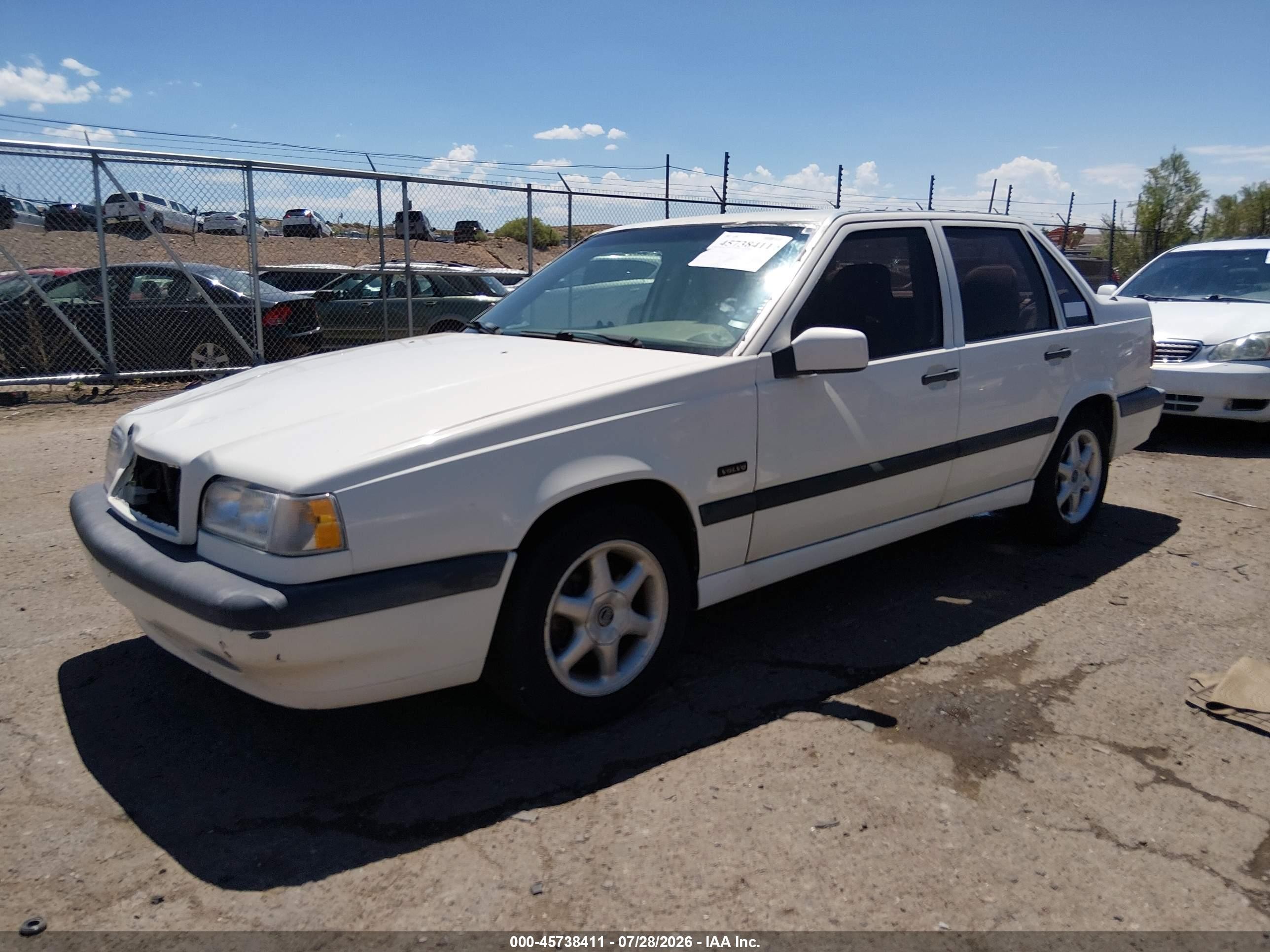 1996 Volvo 850 Glt White vin: YV1LS5513T1283945