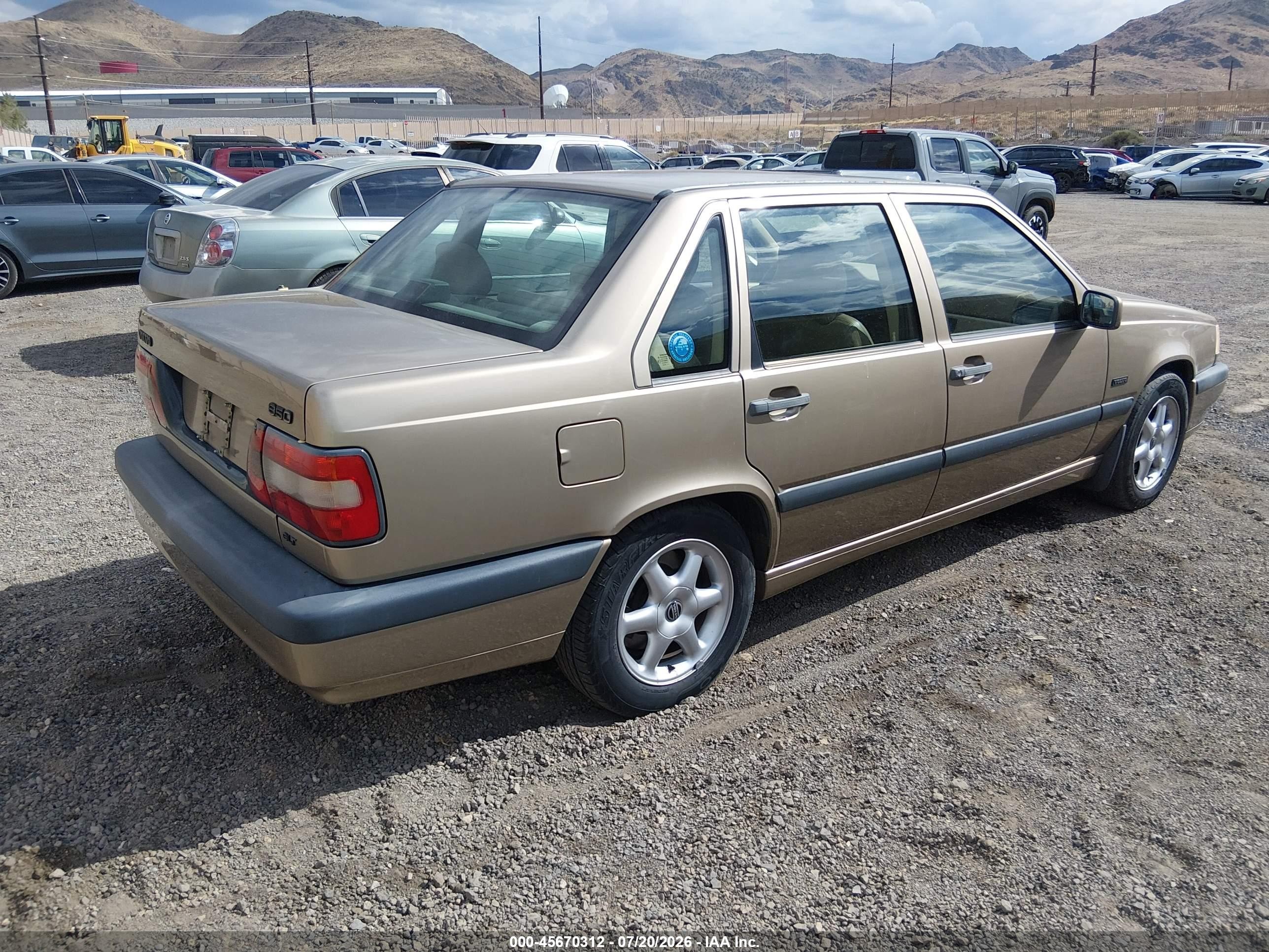 1995 Volvo 850 Glt Brown vin: YV1LS5514S2229255