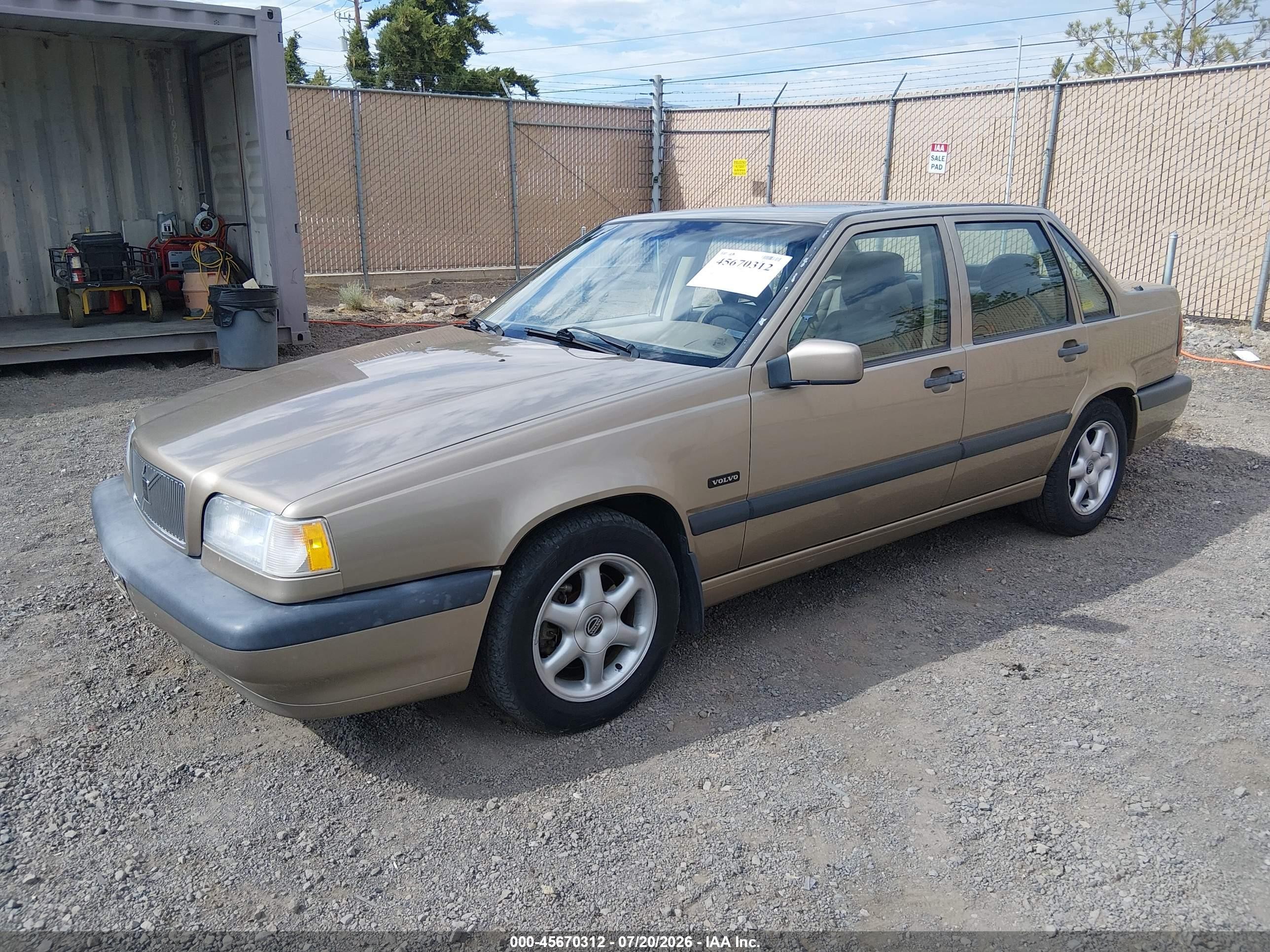 1995 Volvo 850 Glt Brown vin: YV1LS5514S2229255
