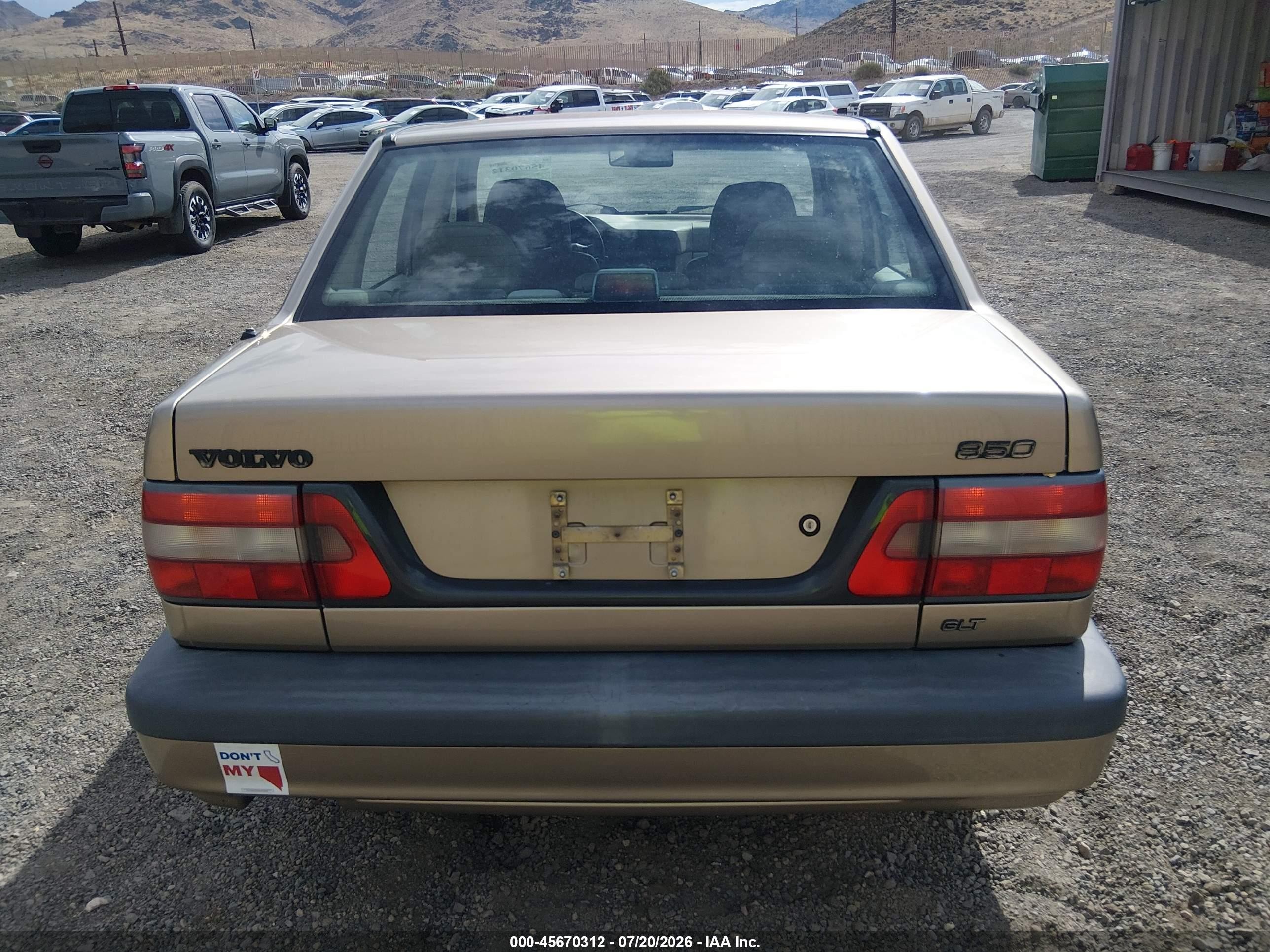 1995 Volvo 850 Glt Brown vin: YV1LS5514S2229255