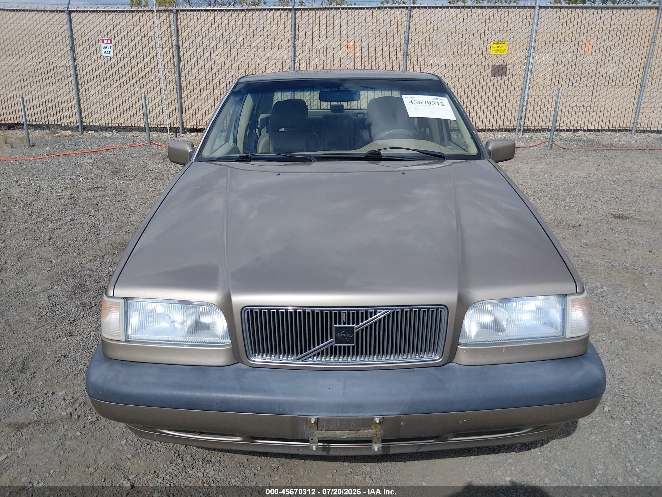 1995 Volvo 850 Glt Brown vin: YV1LS5514S2229255