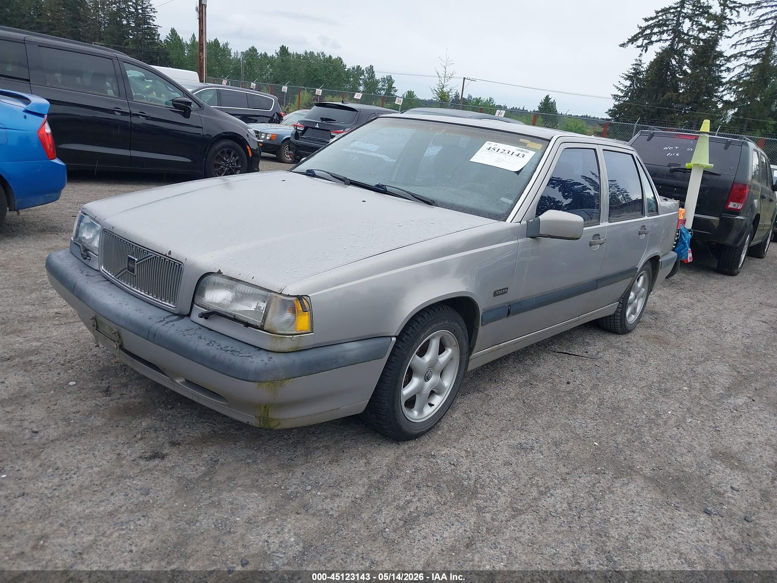 1995 Volvo 850 Glt Gray vin: YV1LS5515S2200637