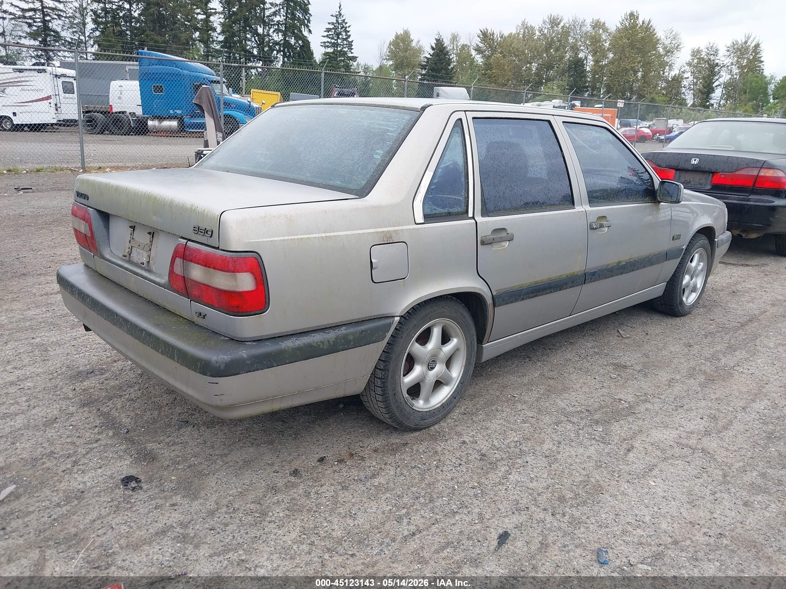 1995 Volvo 850 Glt Gray vin: YV1LS5515S2200637