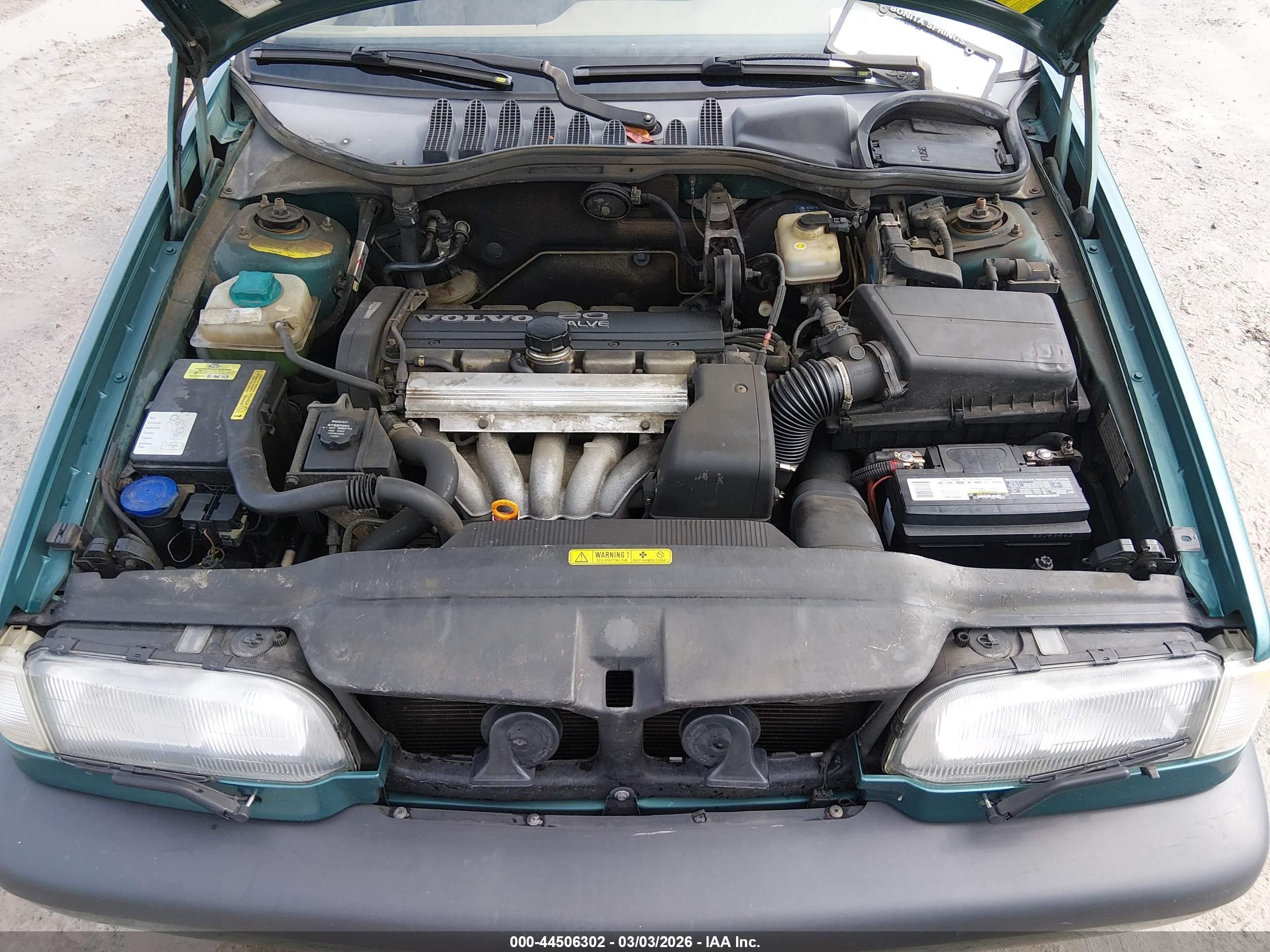 1995 Volvo 850 Glt Green vin: YV1LS5515S2232102