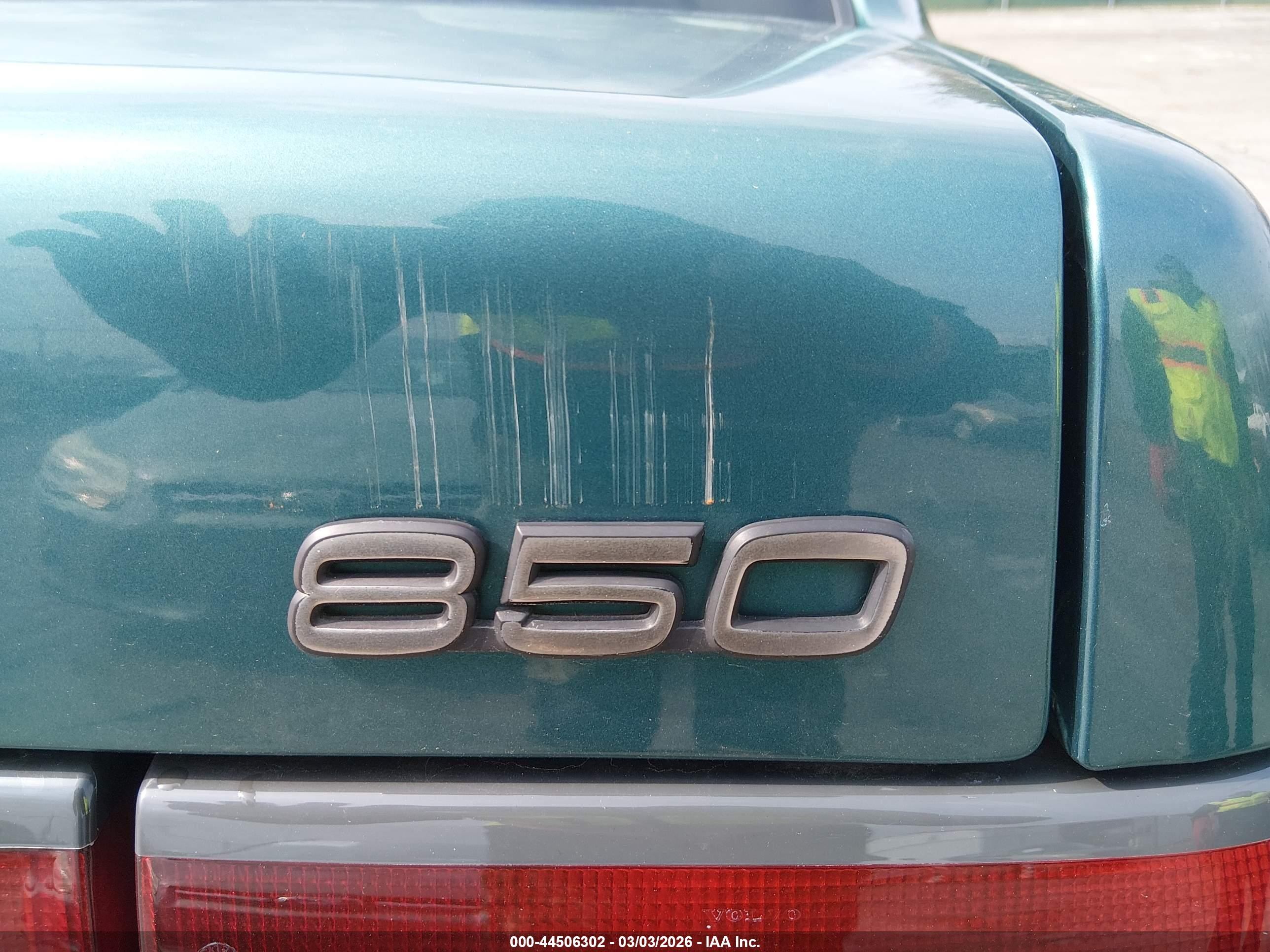 1995 Volvo 850 Glt Green vin: YV1LS5515S2232102