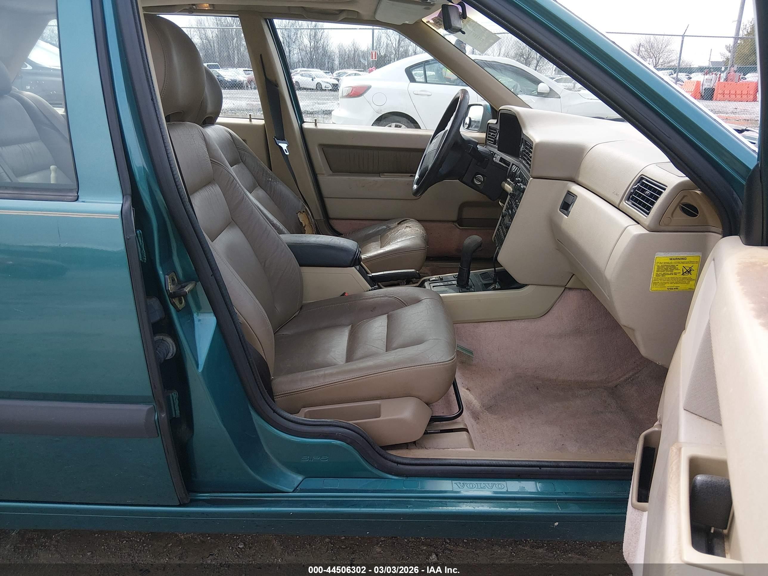 1995 Volvo 850 Glt Green vin: YV1LS5515S2232102