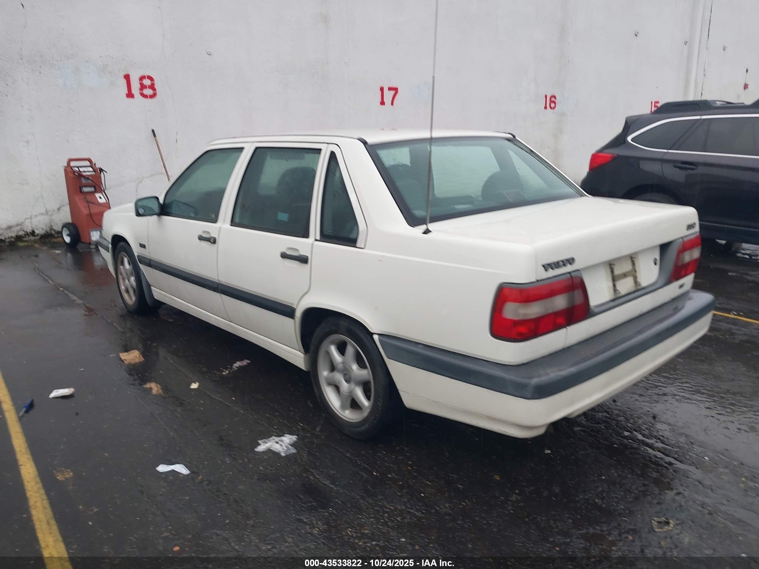 1995 Volvo 850 Glt White vin: YV1LS551XS1186742