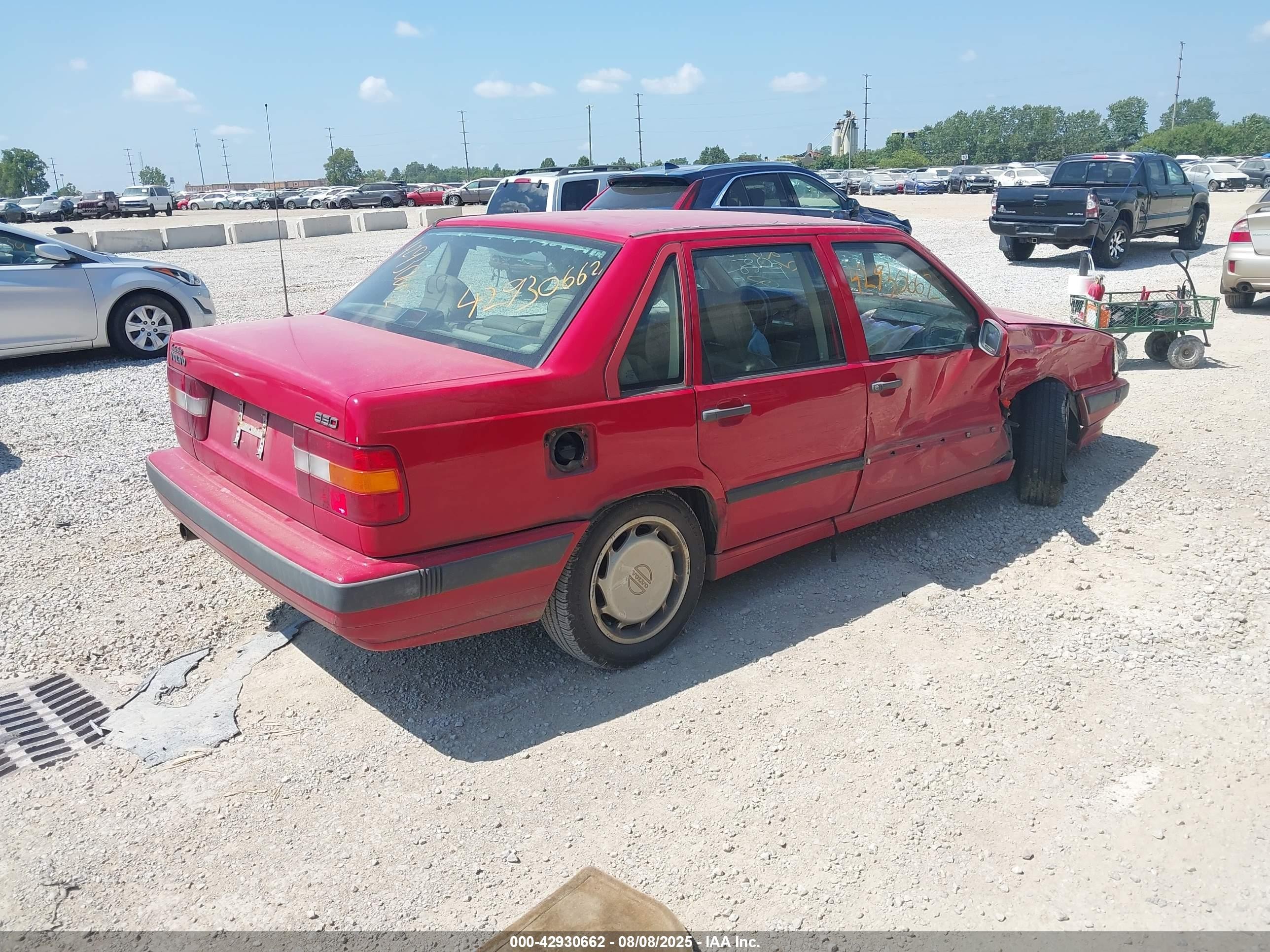 1994 Volvo 850   Red vin: YV1LS552XR1172181