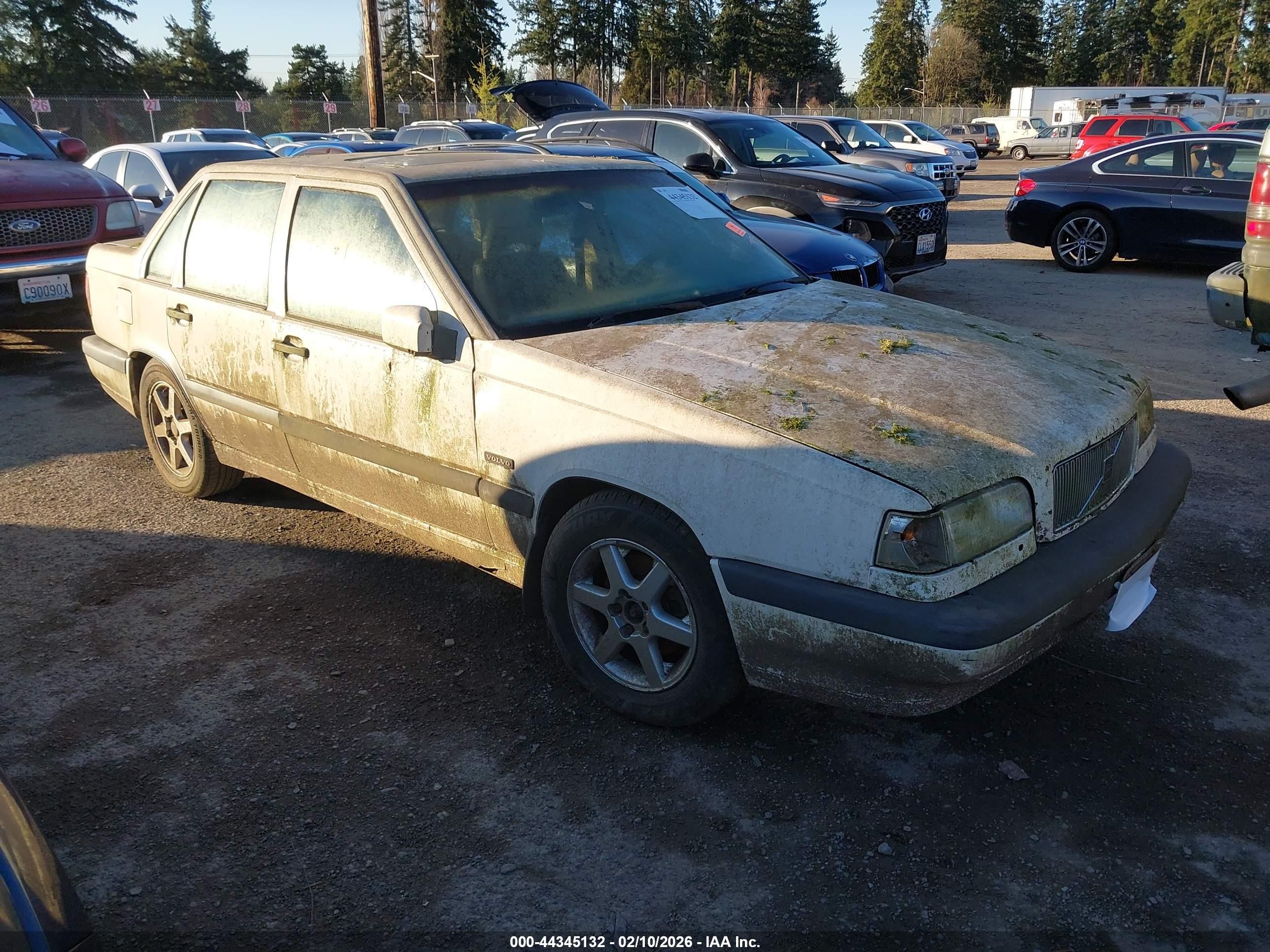 1995 Volvo 850 Glt White vin: YV1LS5537S1252875
